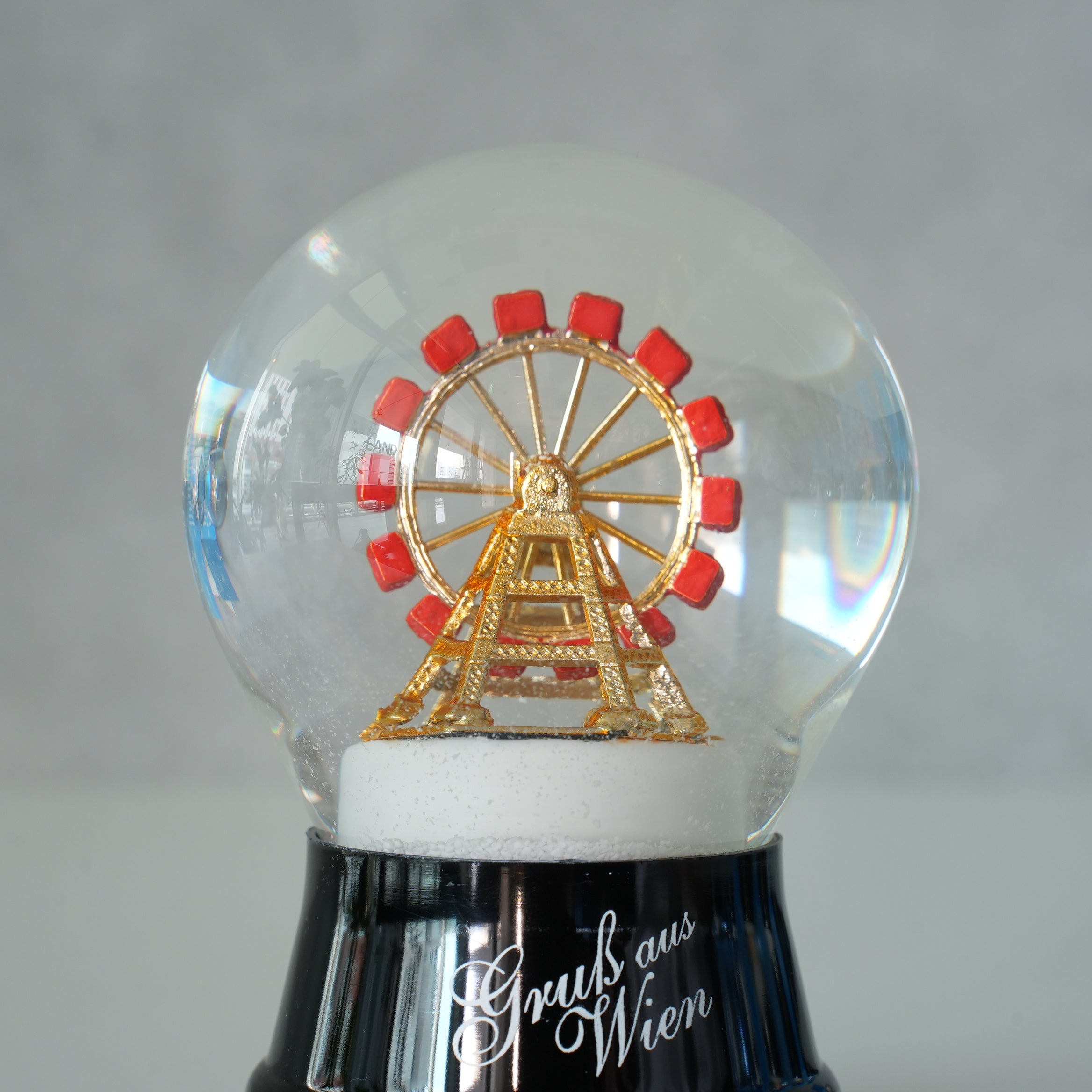 PERZY スノーグローブ 80mm Vienna Ferris Wheel