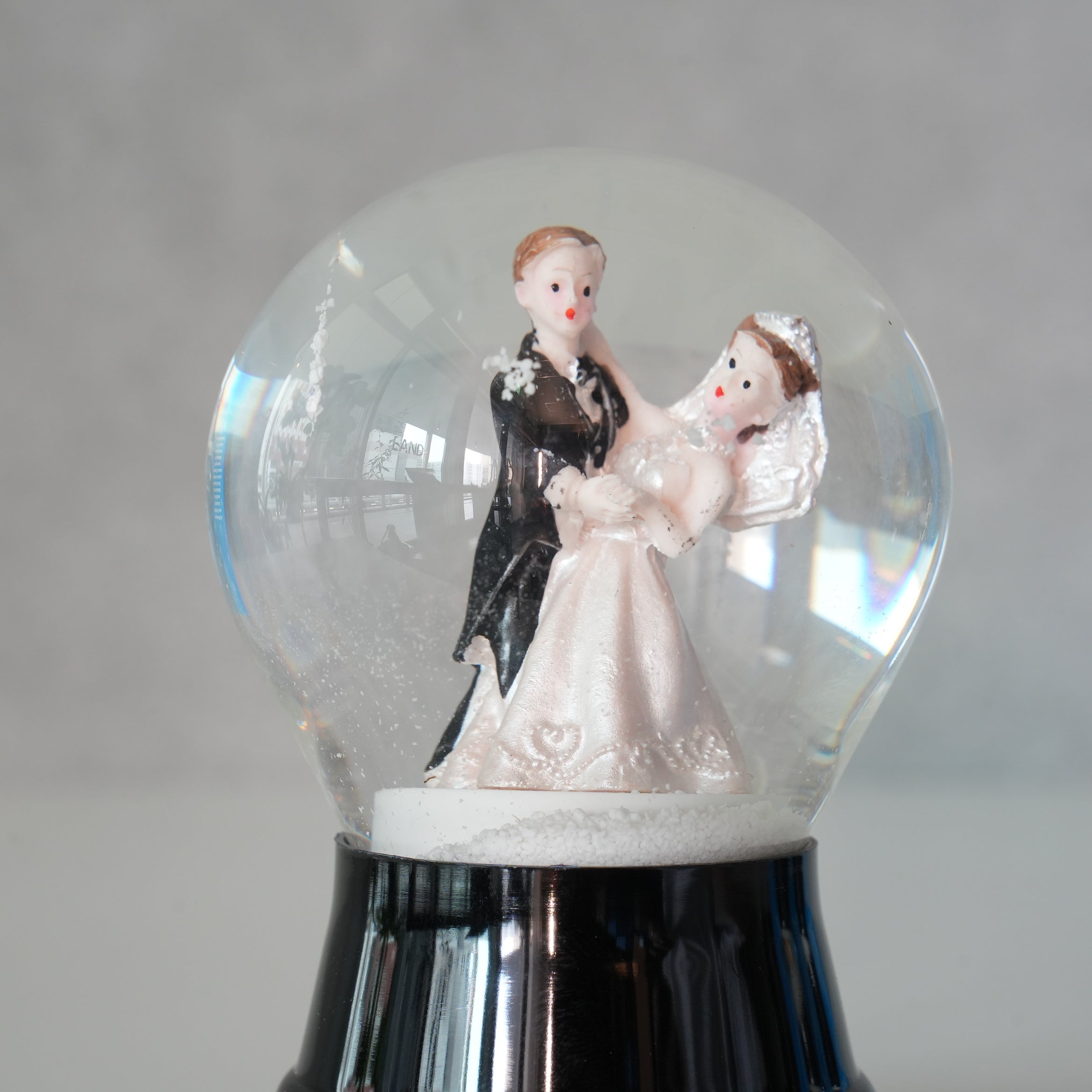 PERZY スノーグローブ 80mm Wedding