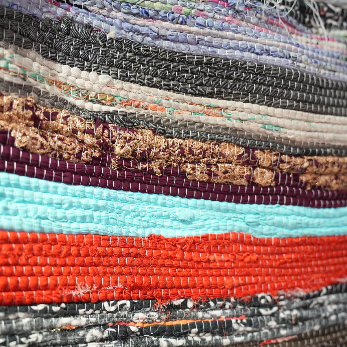 SCRAP FABRIC RUG B