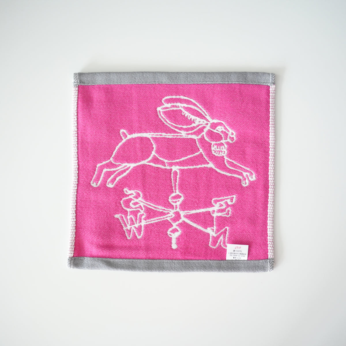 HAyU fabric Jacquard Towel Handkerchief 風見ウサギ