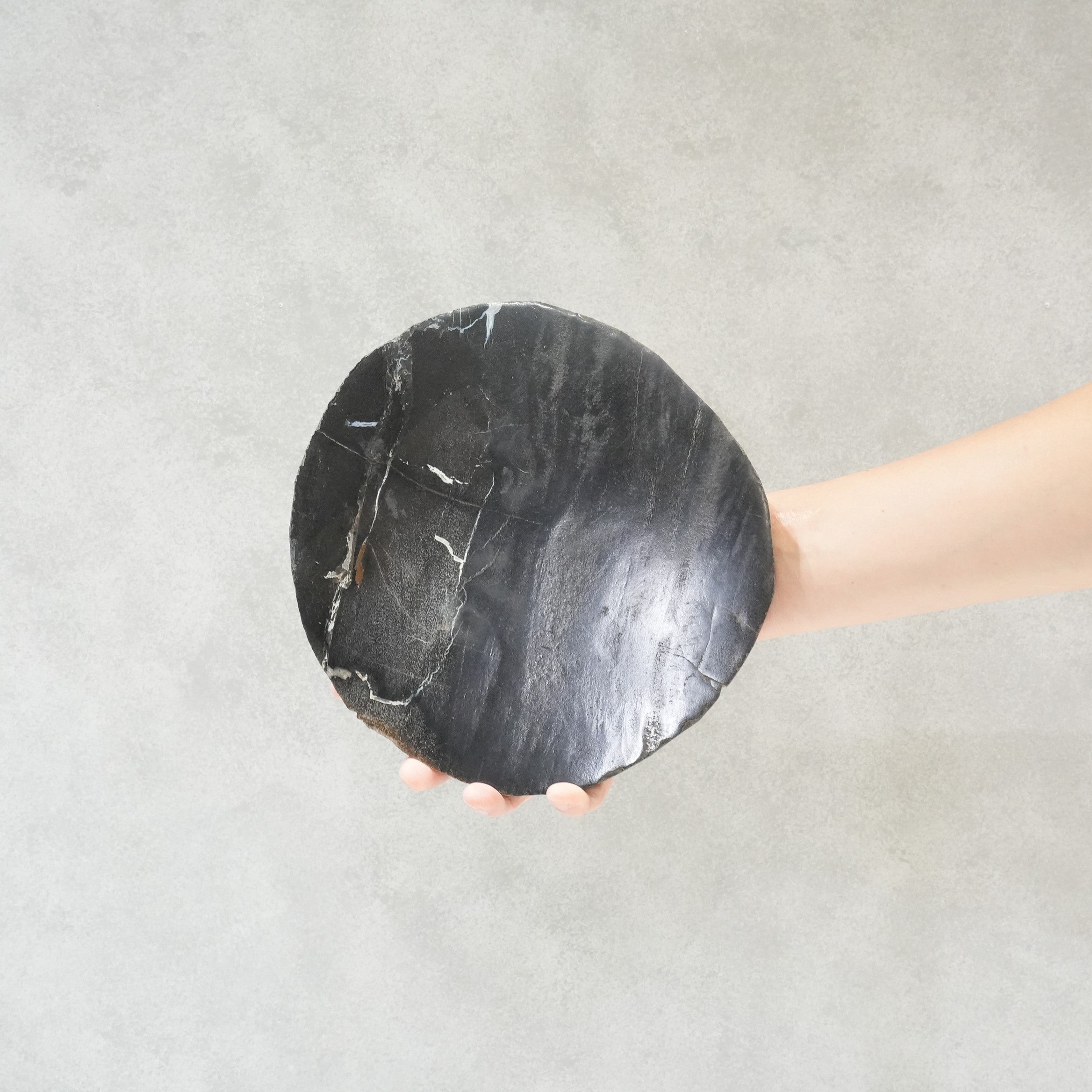 Wood Plate 20 Black A