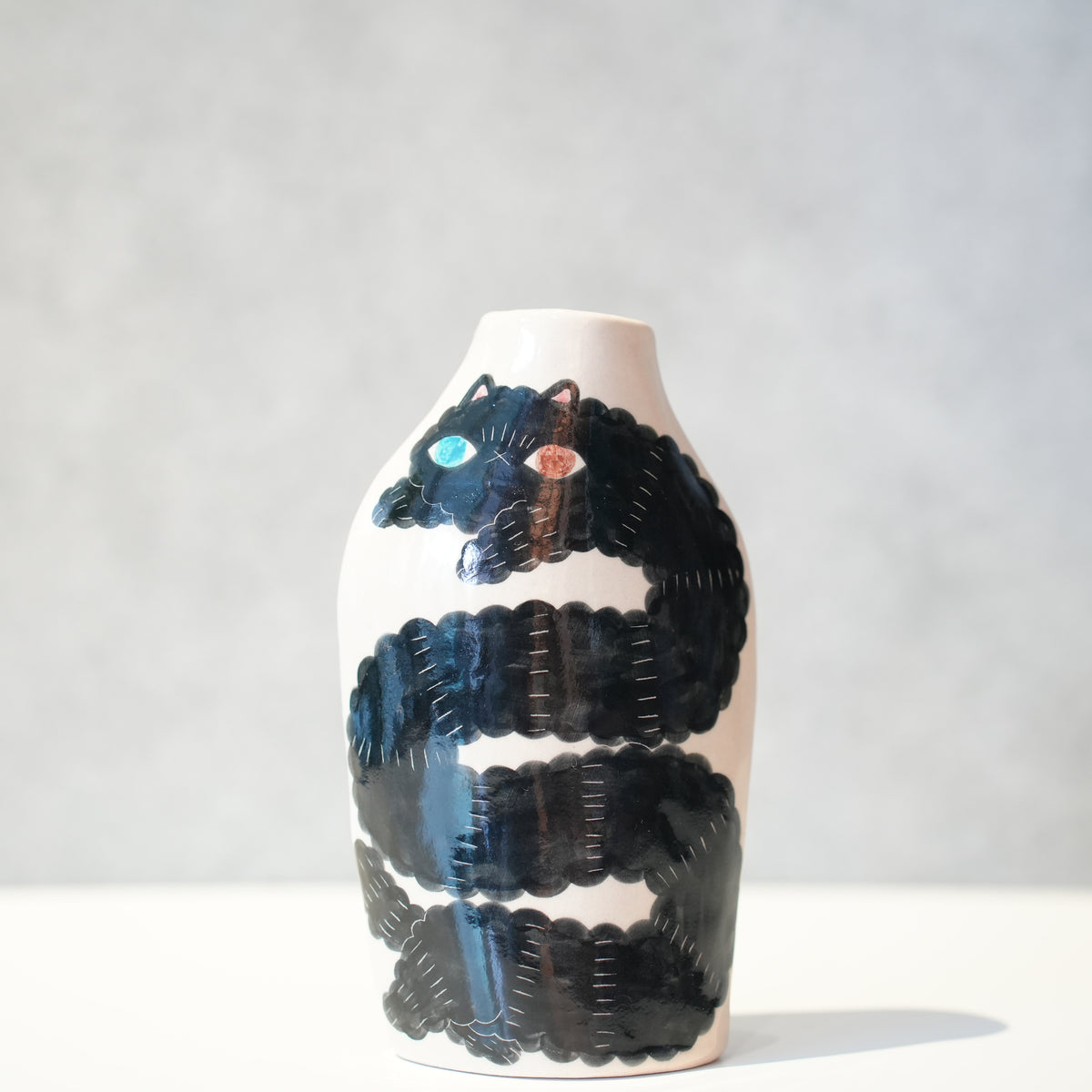 Cat Flower Vase C