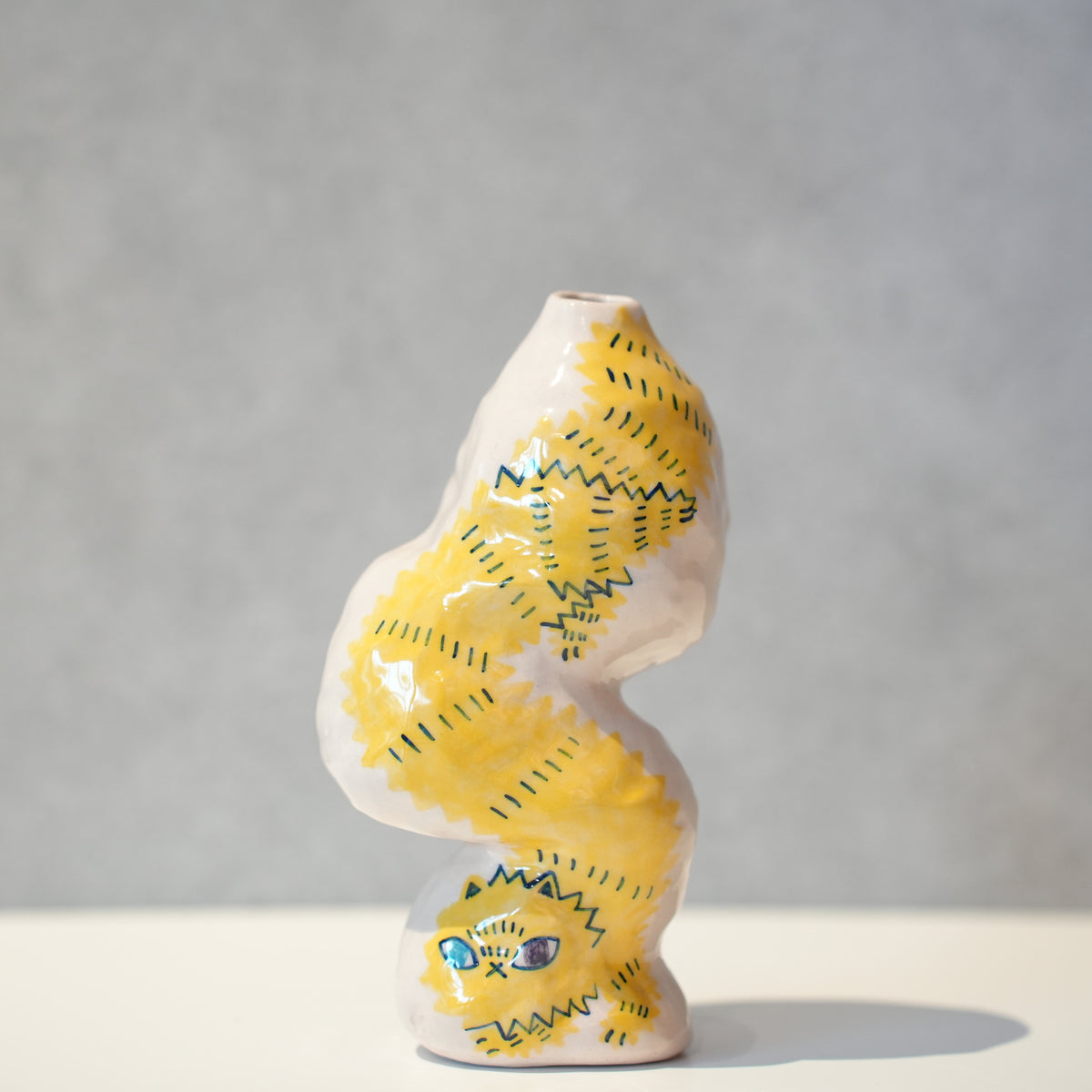 Cat Flower Vase D