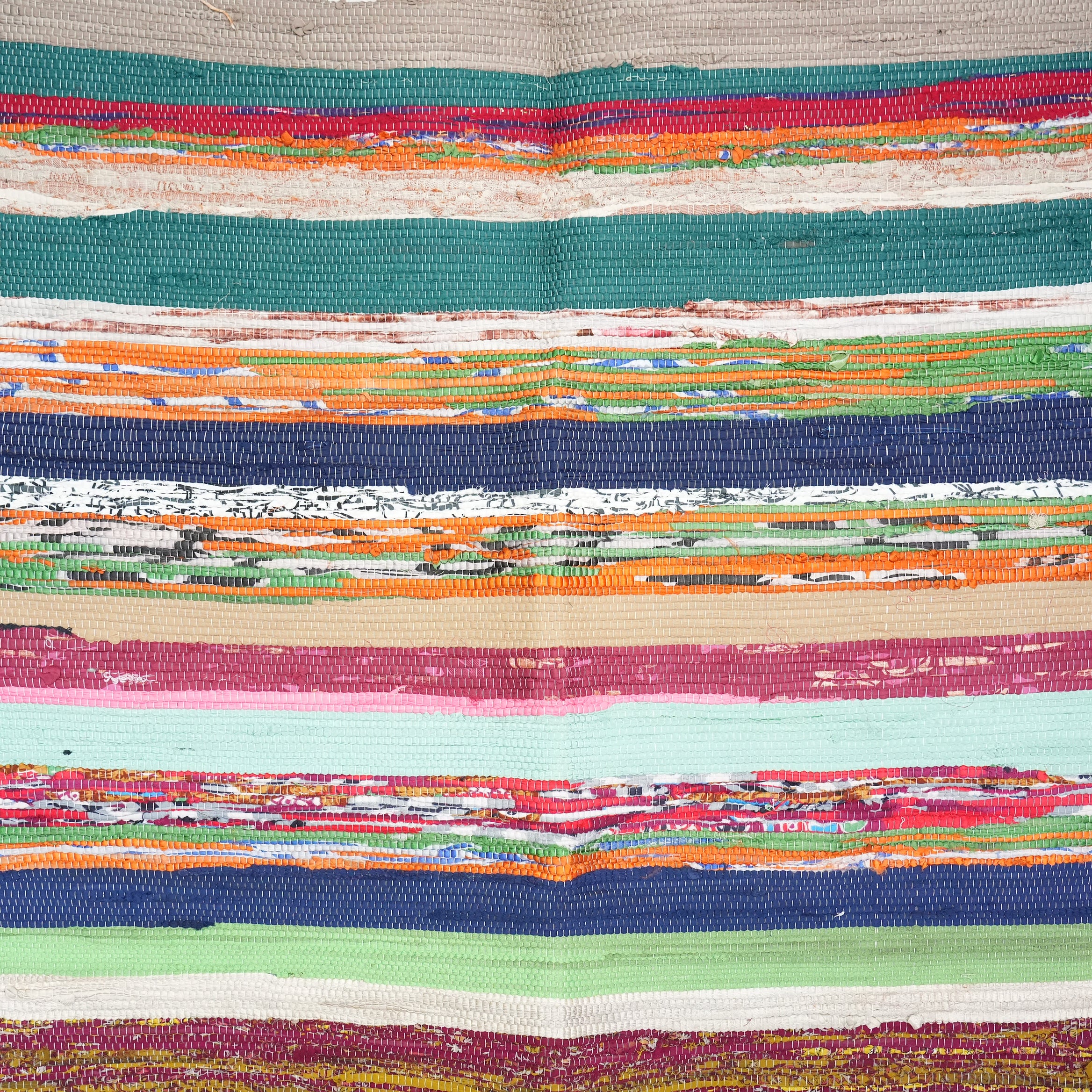 SCRAP FABRIC RUG A
