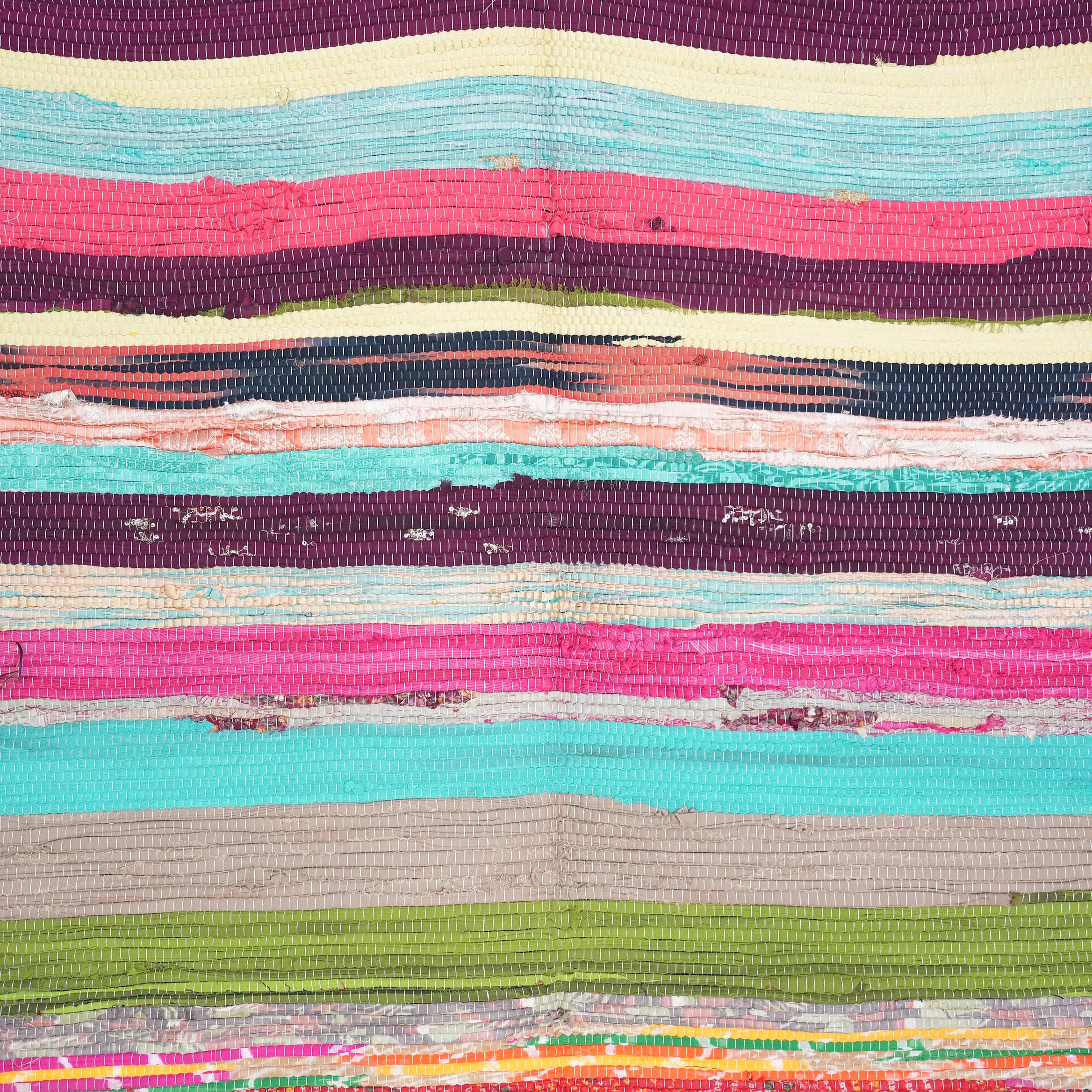SCRAP FABRIC RUG D