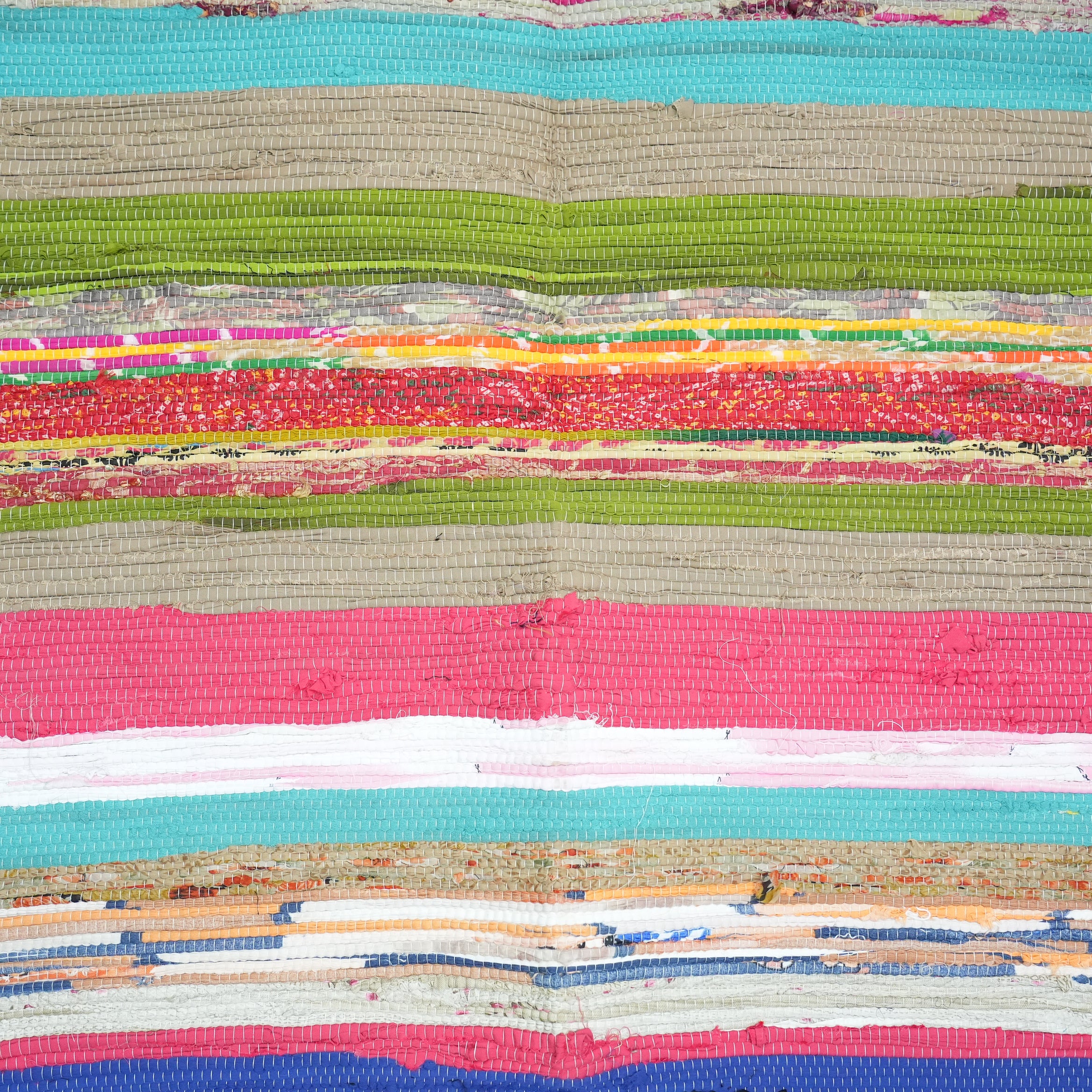 SCRAP FABRIC RUG D