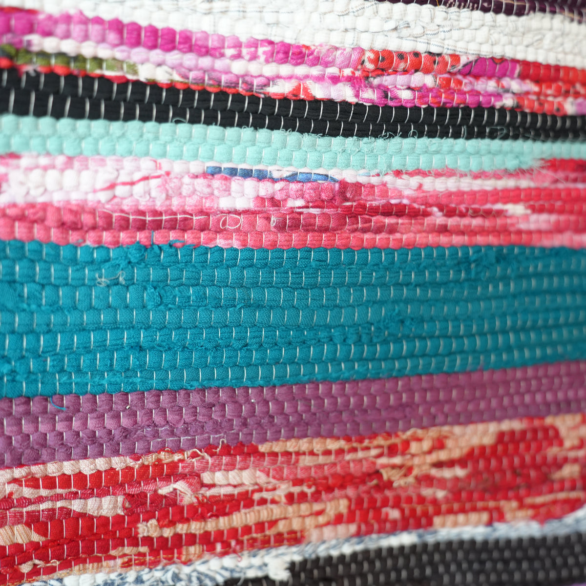 SCRAP FABRIC RUG D