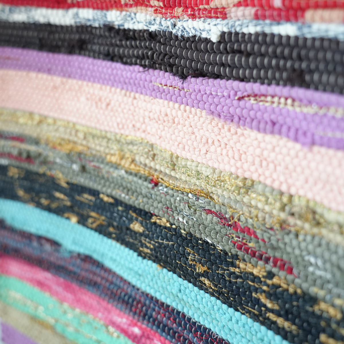 SCRAP FABRIC RUG D