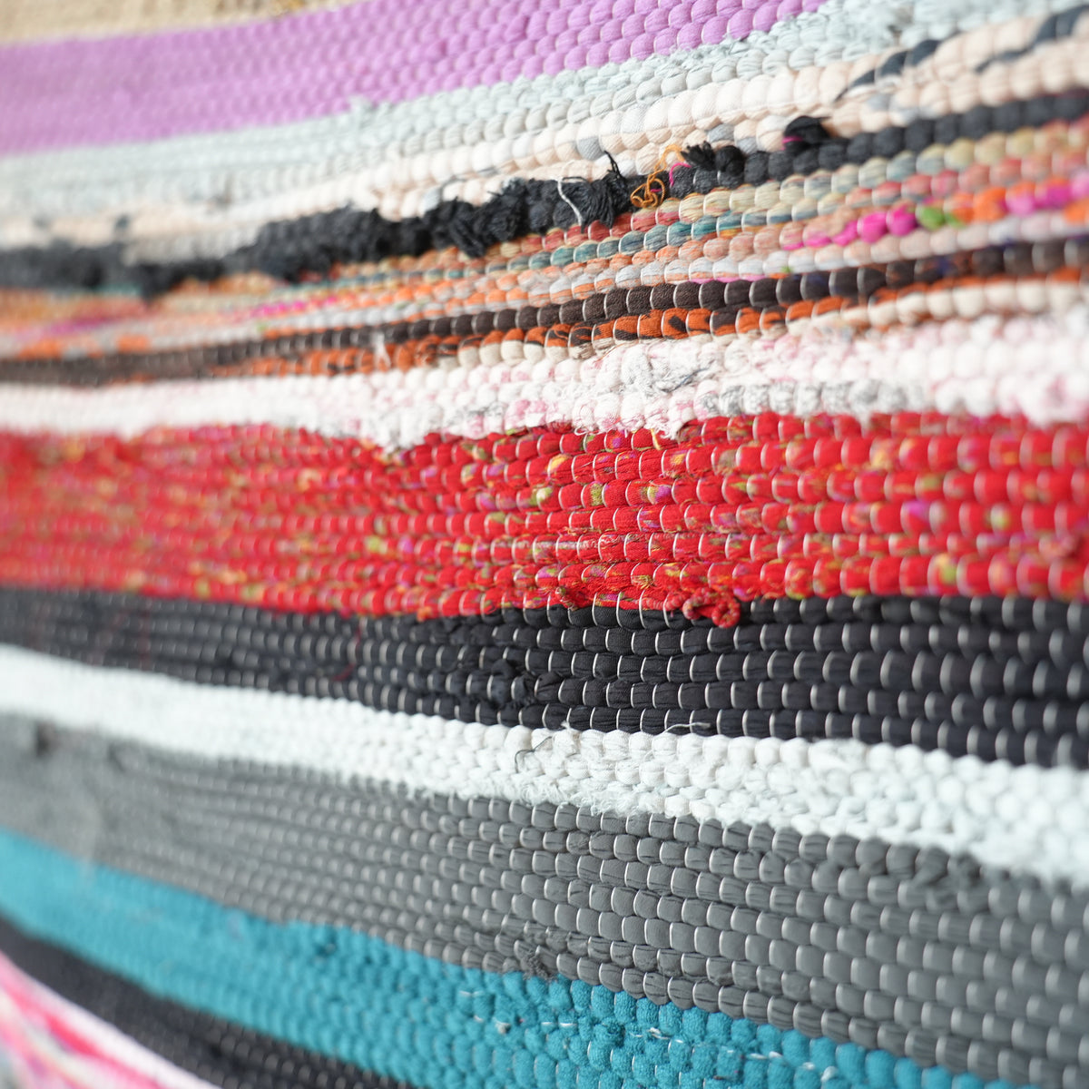 SCRAP FABRIC RUG D