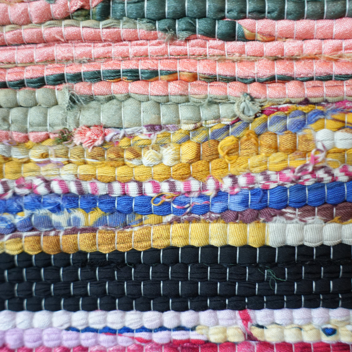 SCRAP FABRIC RUG D