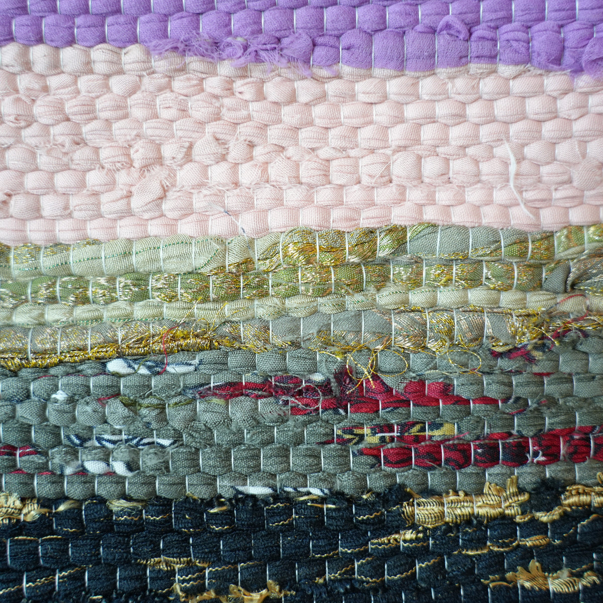 SCRAP FABRIC RUG D