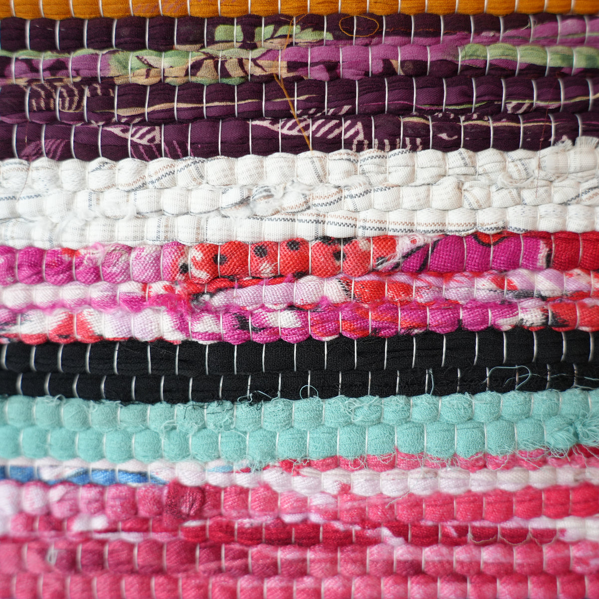 SCRAP FABRIC RUG D