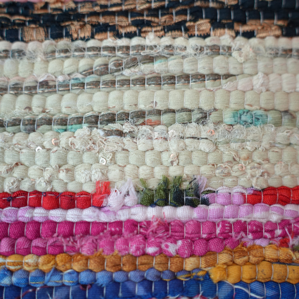 SCRAP FABRIC RUG D