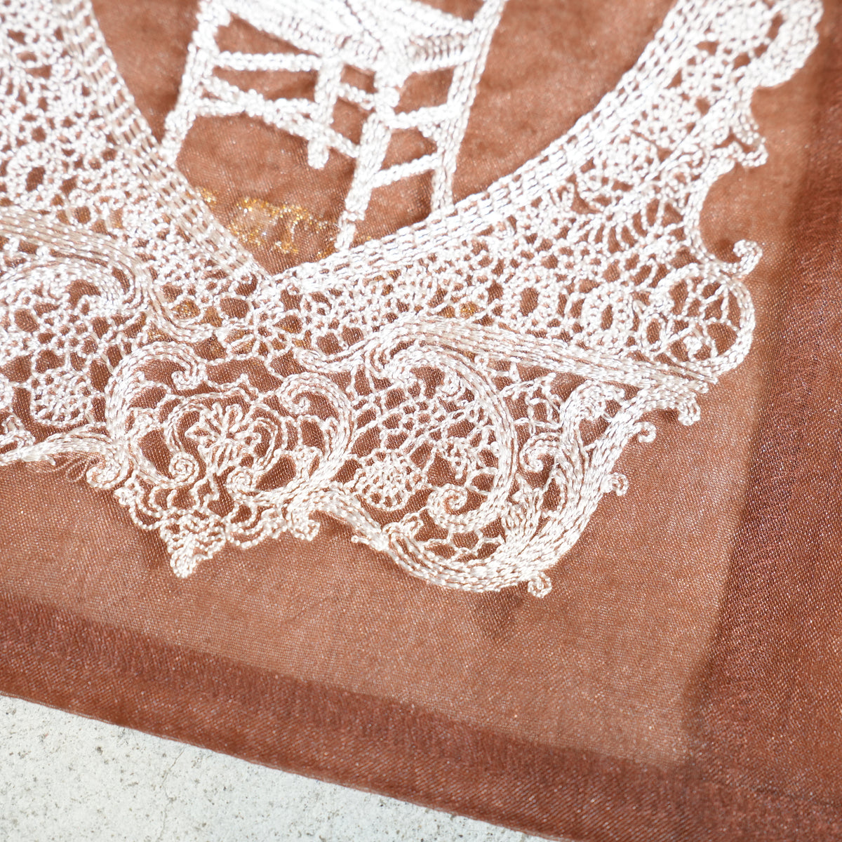 Lace Pouch Chair and Lantern