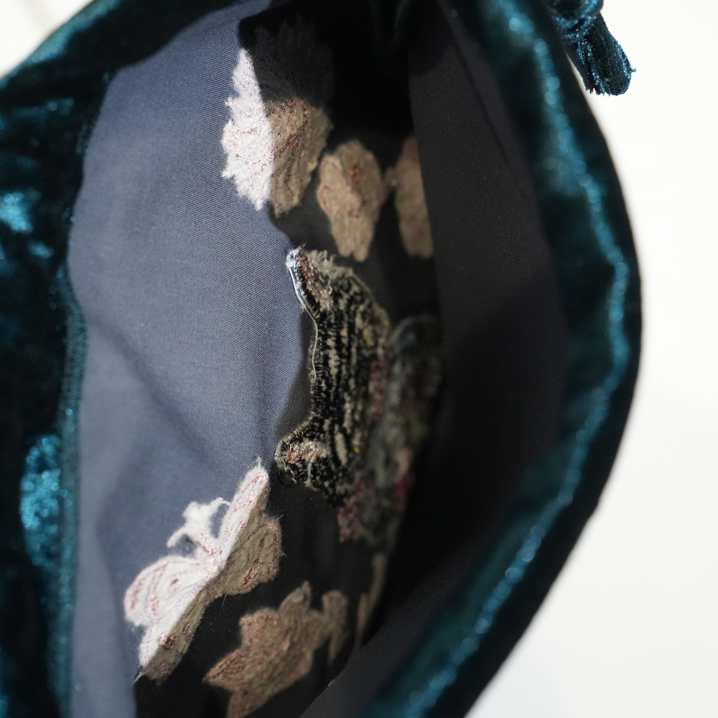 Nathalie Lete Velour Drawstring Pouch