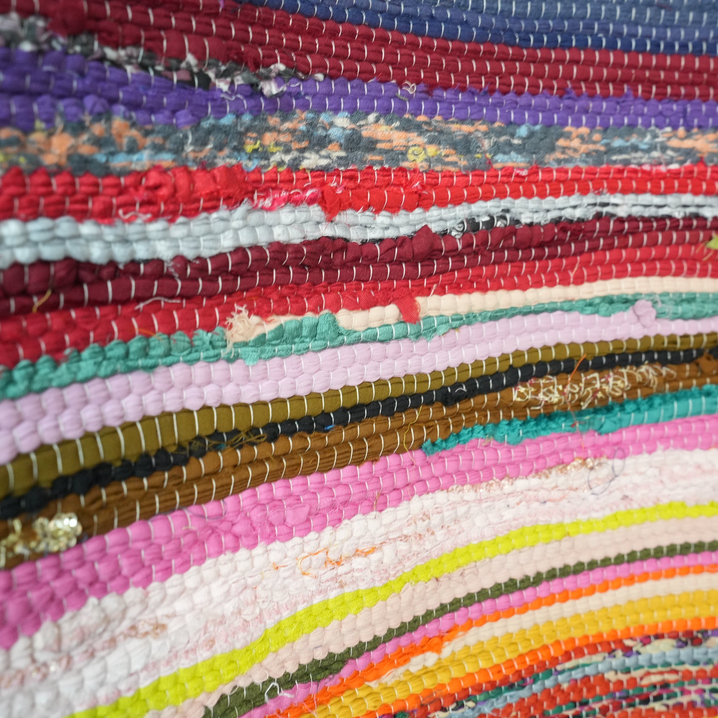 SCRAP FABRIC RUG D