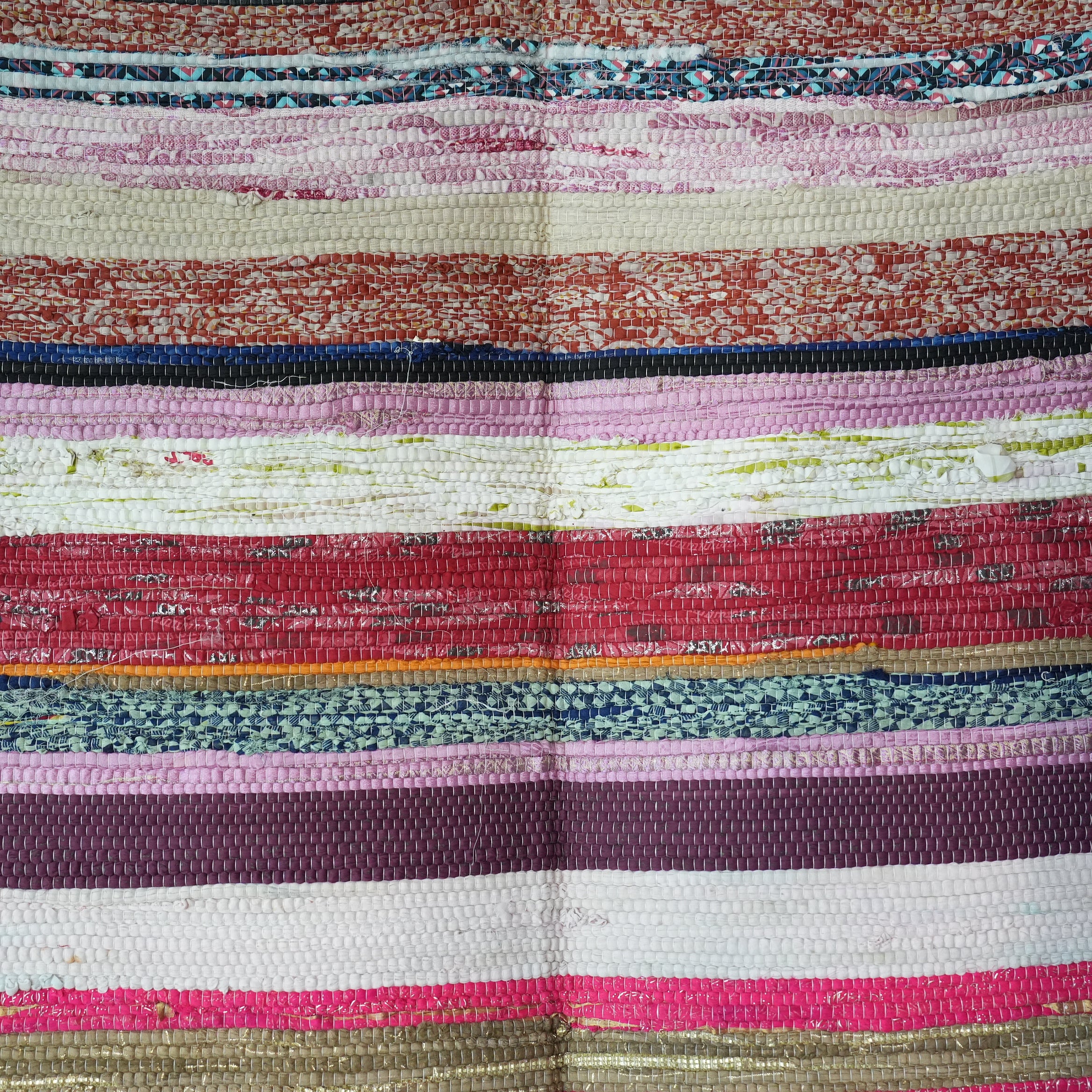 SCRAP FABRIC RUG E