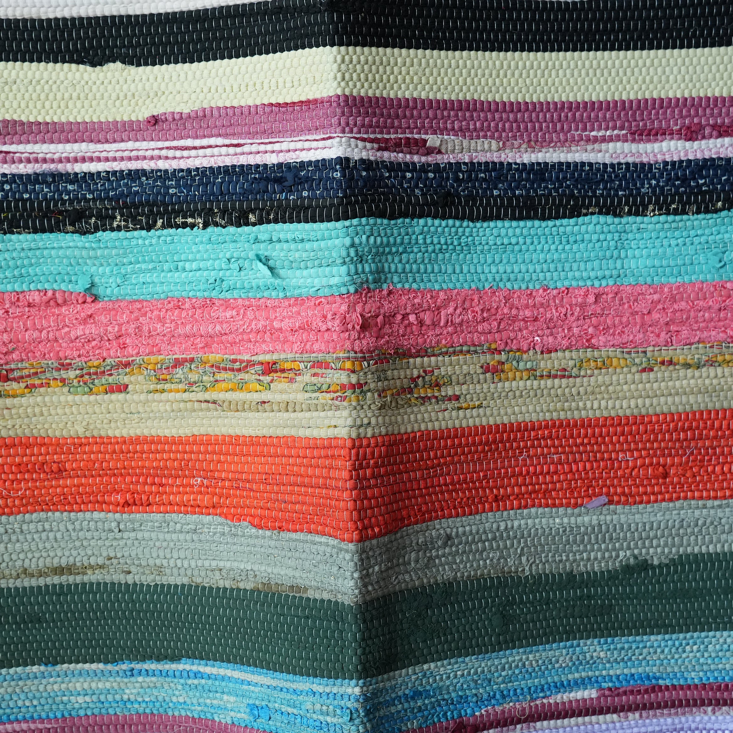 SCRAP FABRIC RUG E