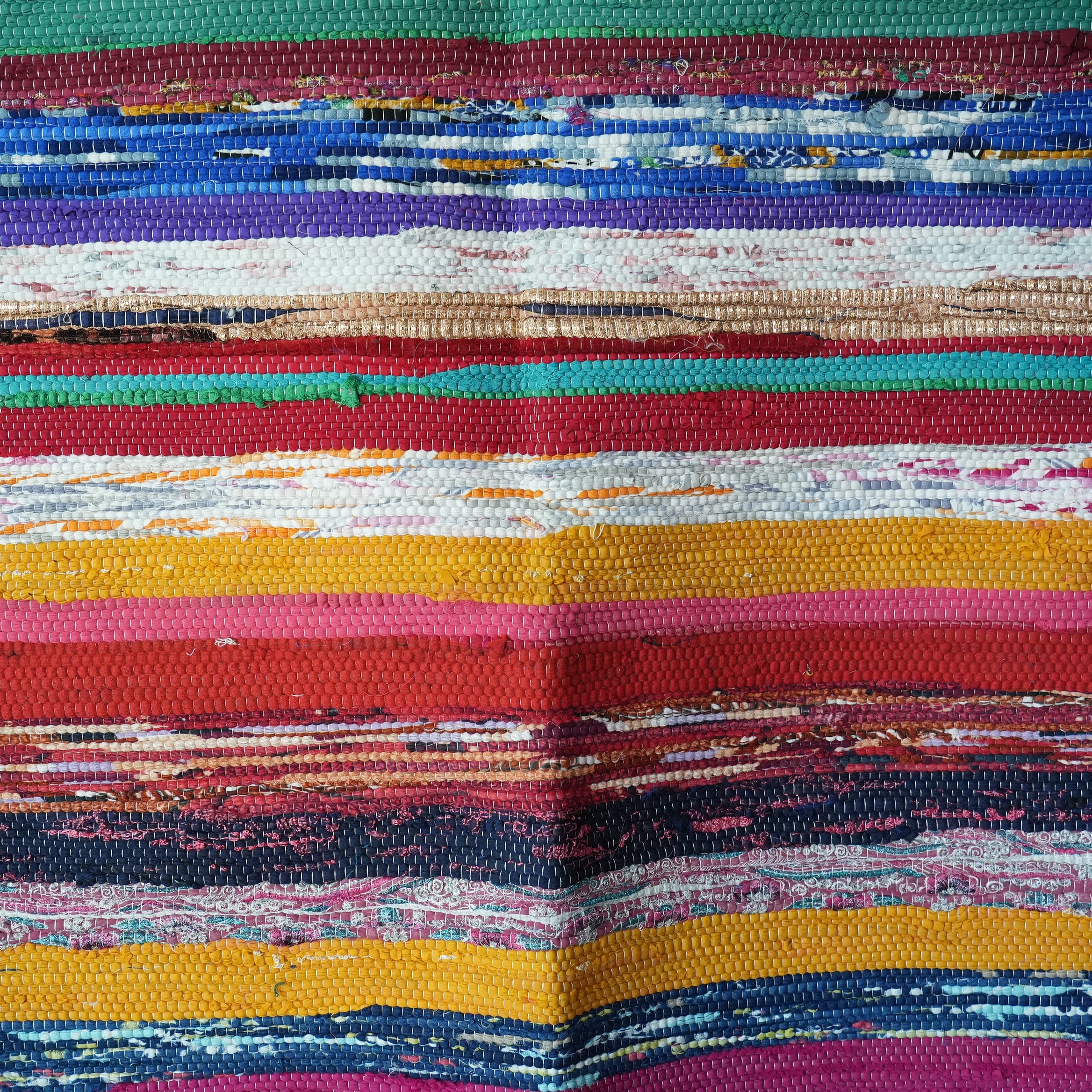 SCRAP FABRIC RUG F