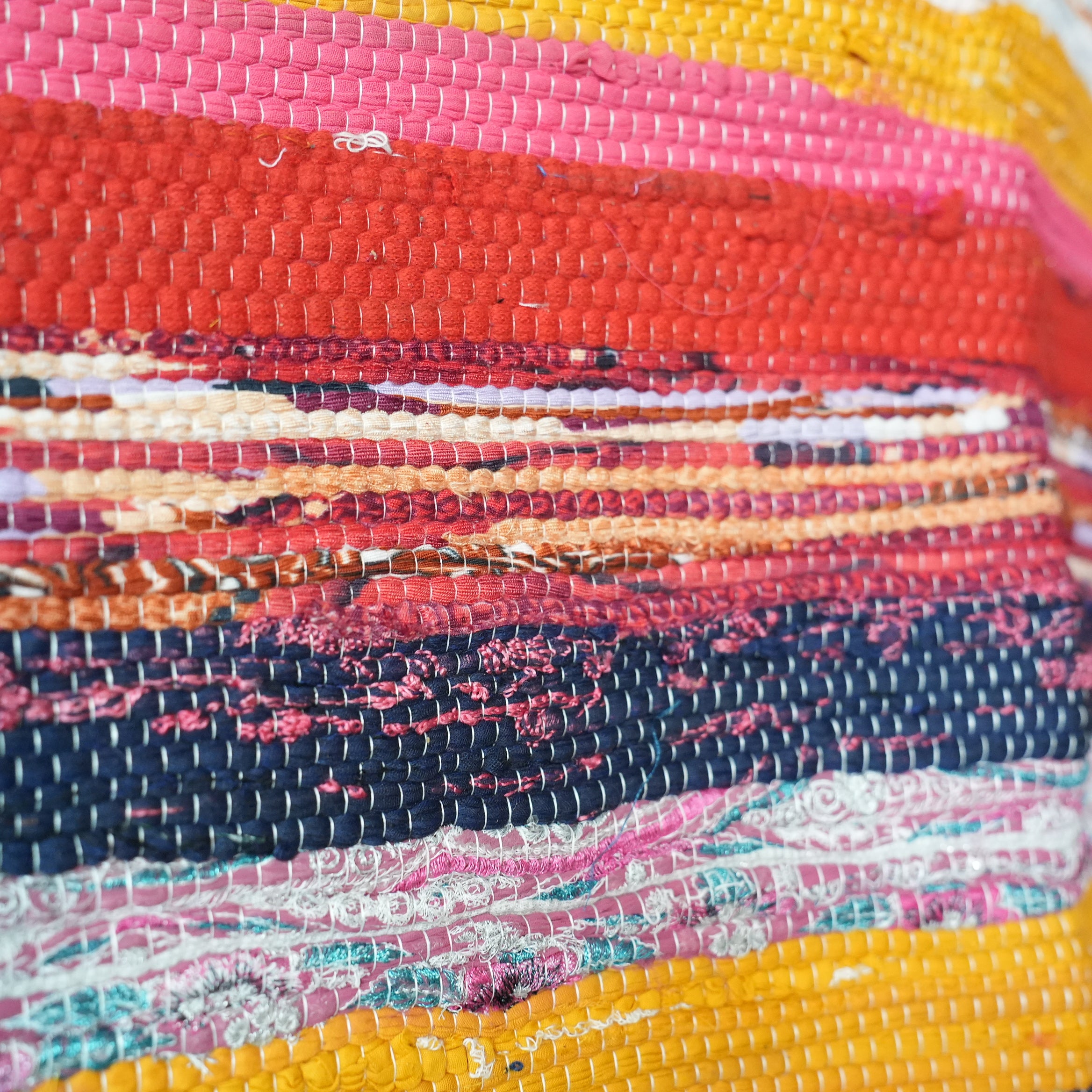 SCRAP FABRIC RUG F