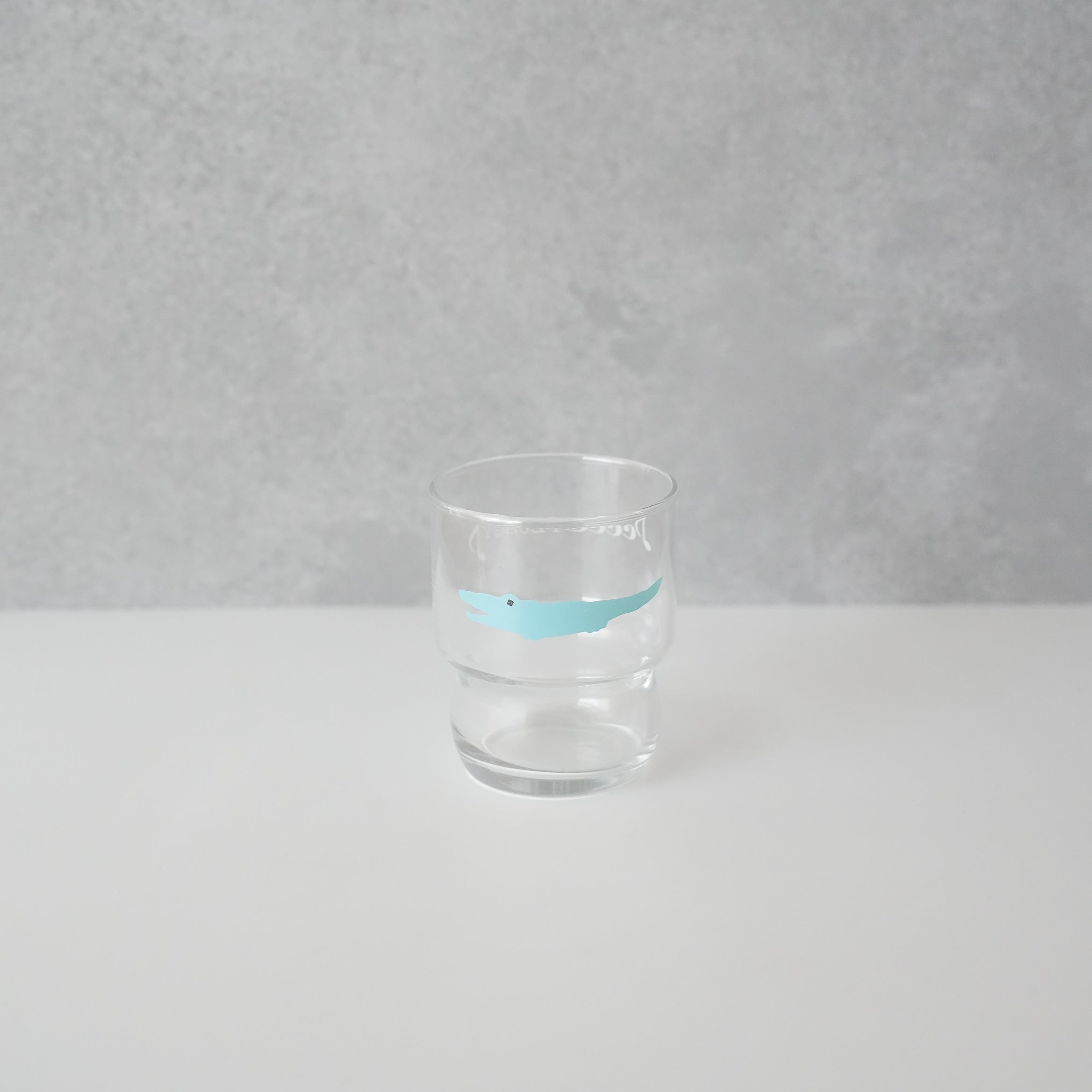 うそみたいなコップ みずいろのわに プラッシー