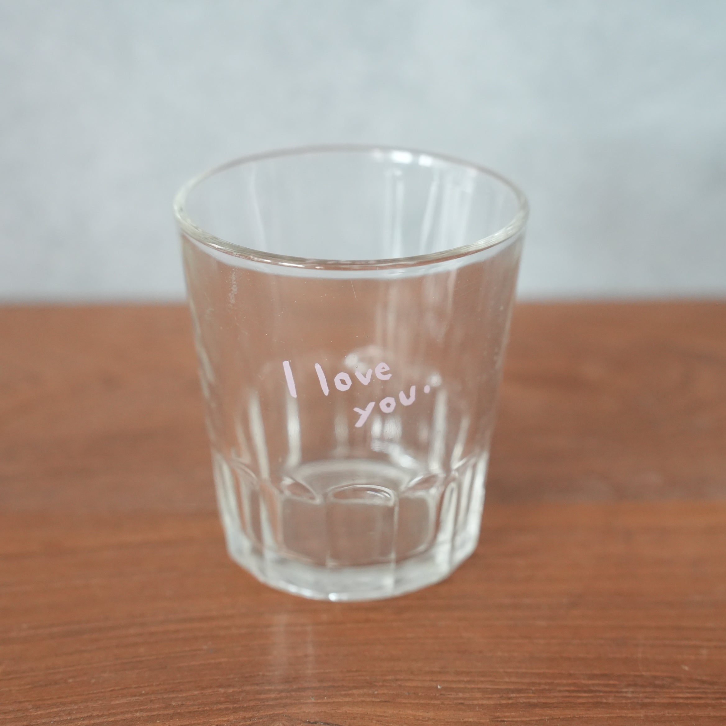 うそみたいなコップ 恋するミニグラス I love you.