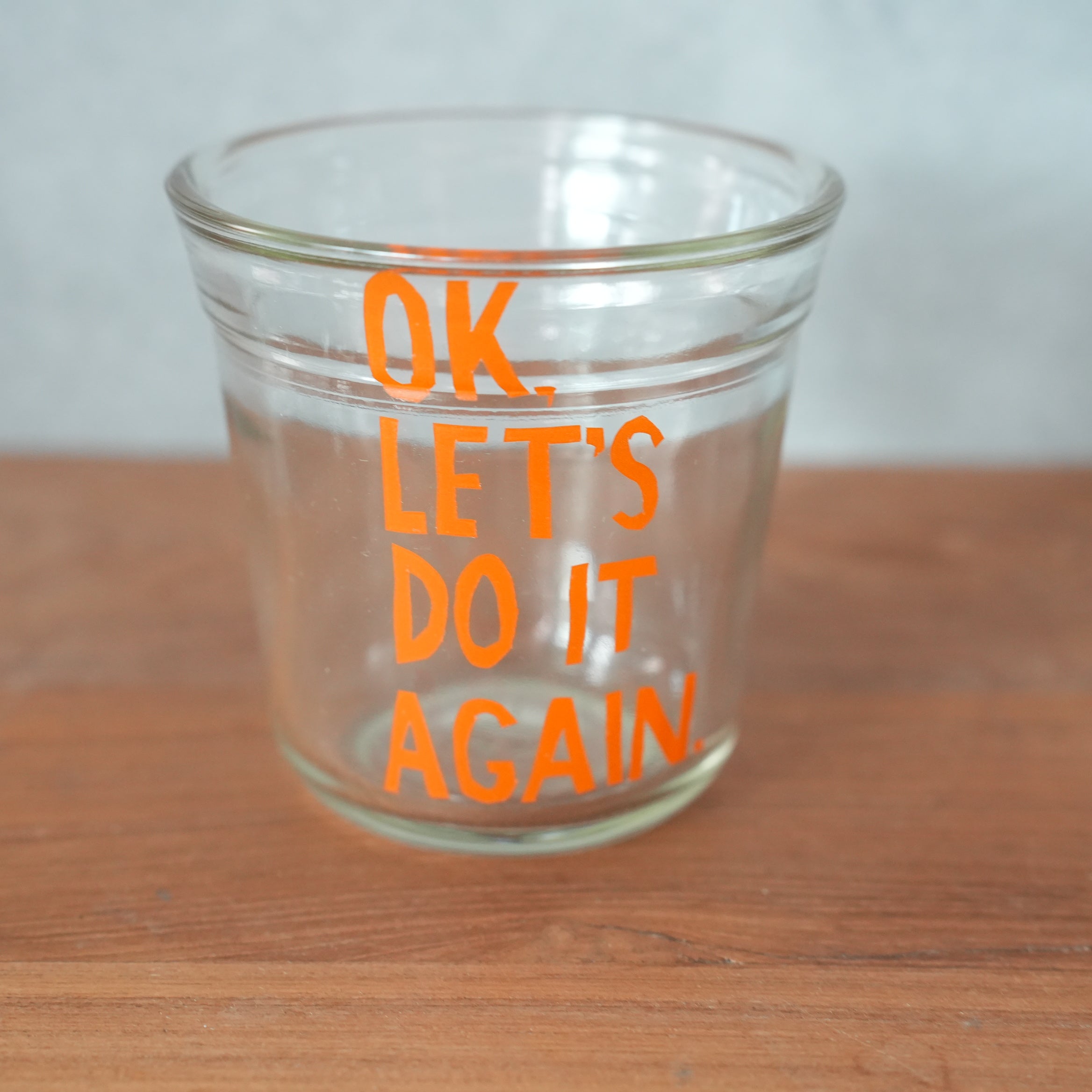 うそみたいなコップ よし!もう一回!BINKOP