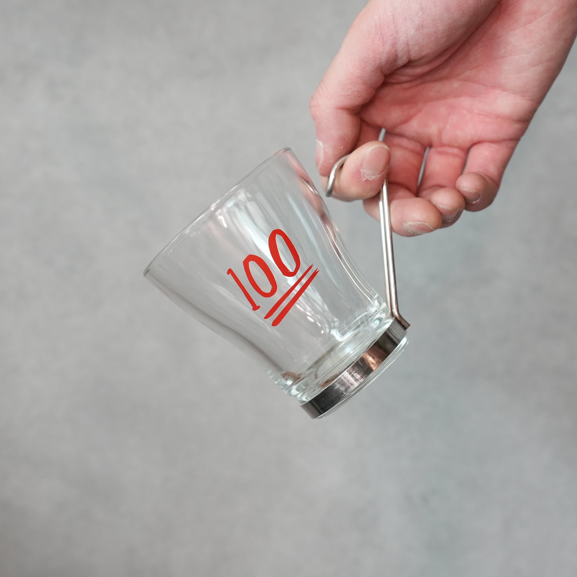 うそみたいなコップ 100点ガラスマグ