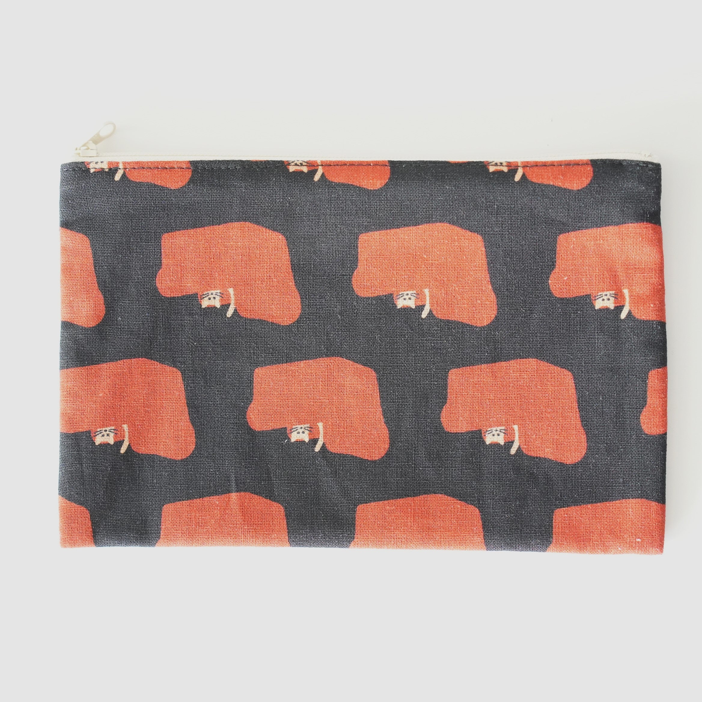 Warmgrey Tail FLAT POUCH