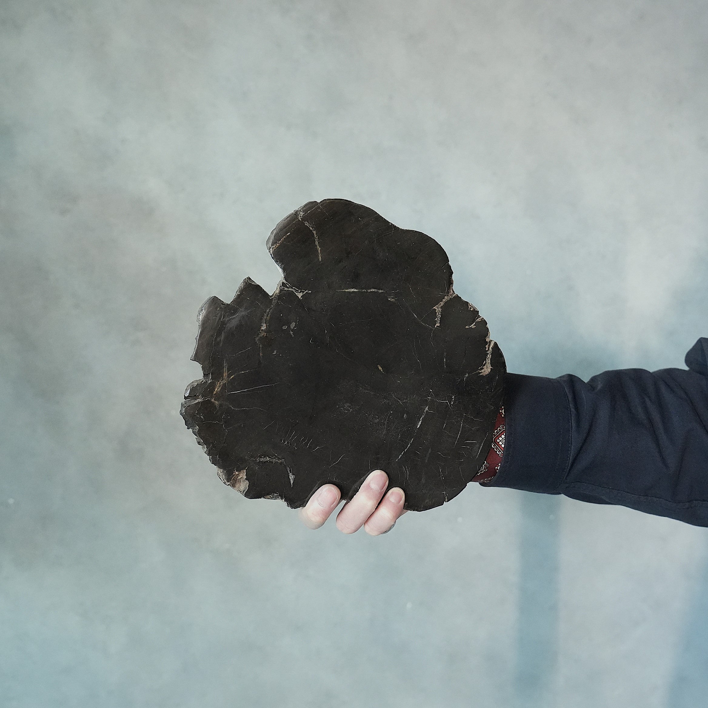 Wood Plate 20 Black A