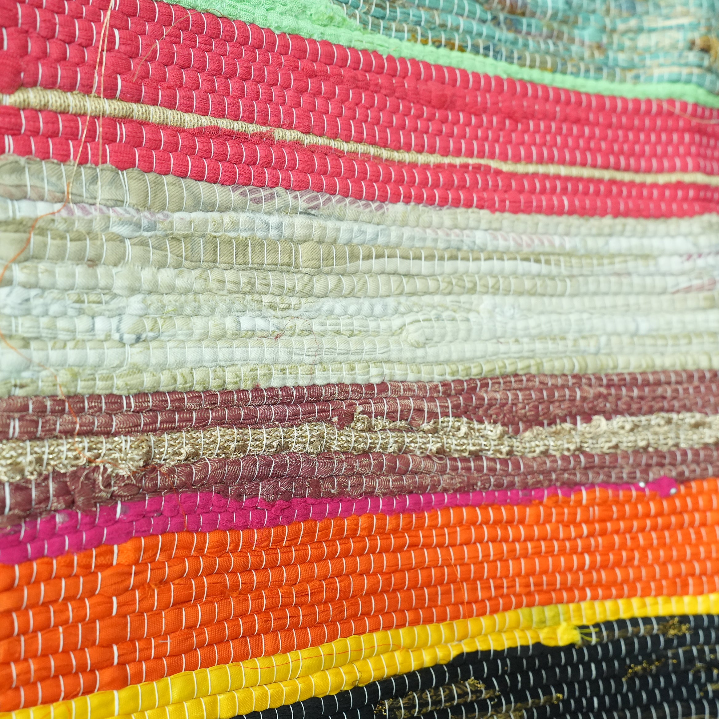 SCRAP FABRIC RUG C