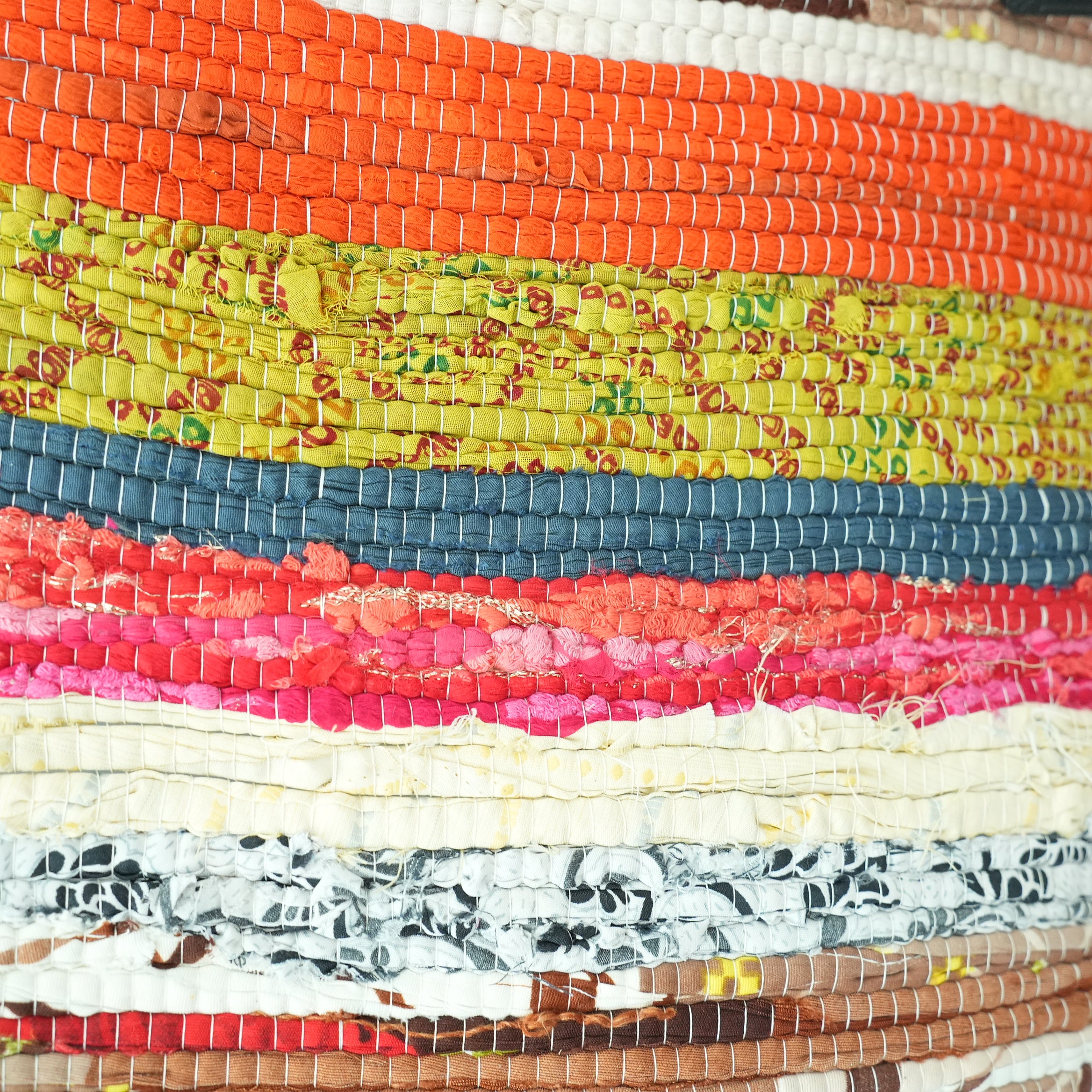 SCRAP FABRIC RUG D