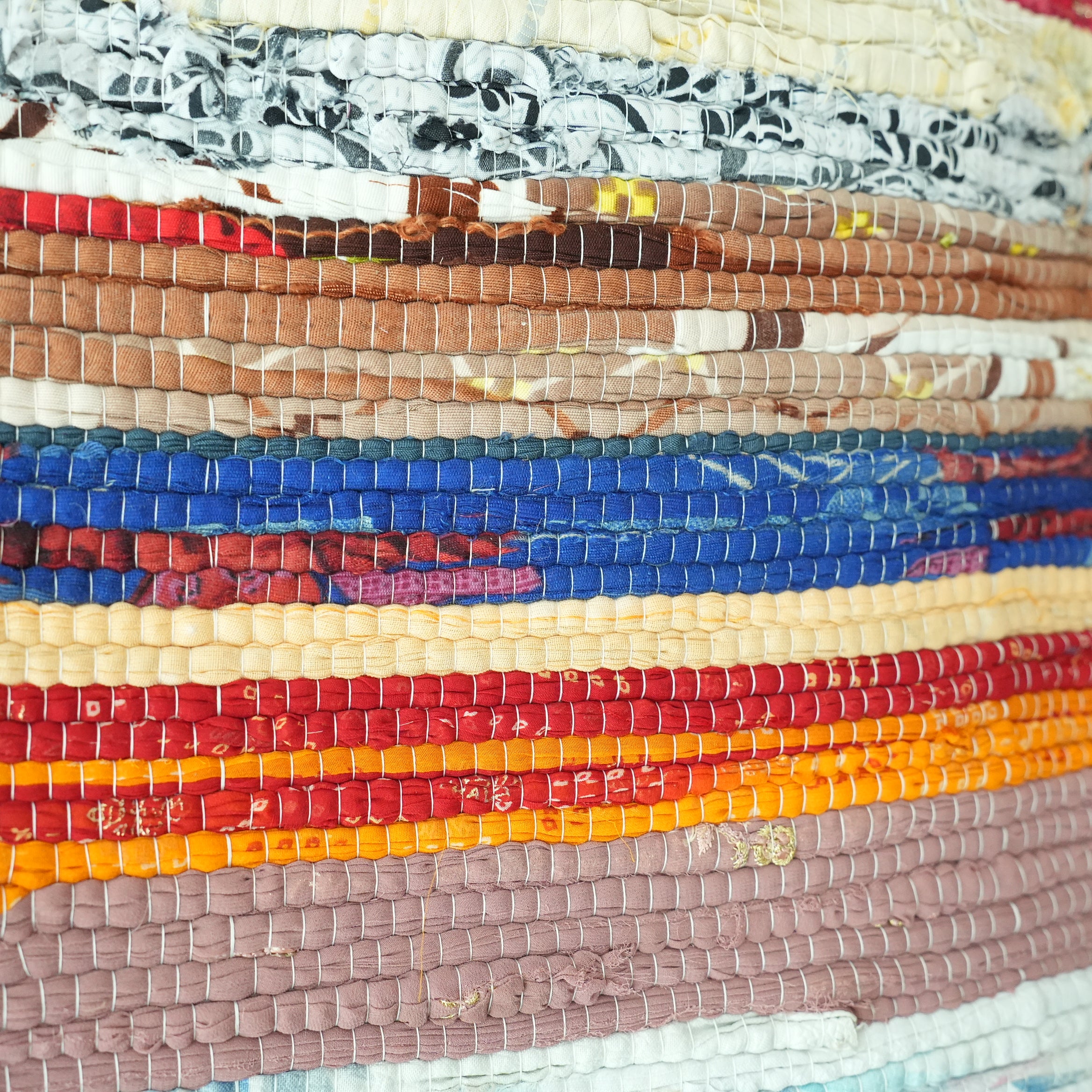 SCRAP FABRIC RUG D
