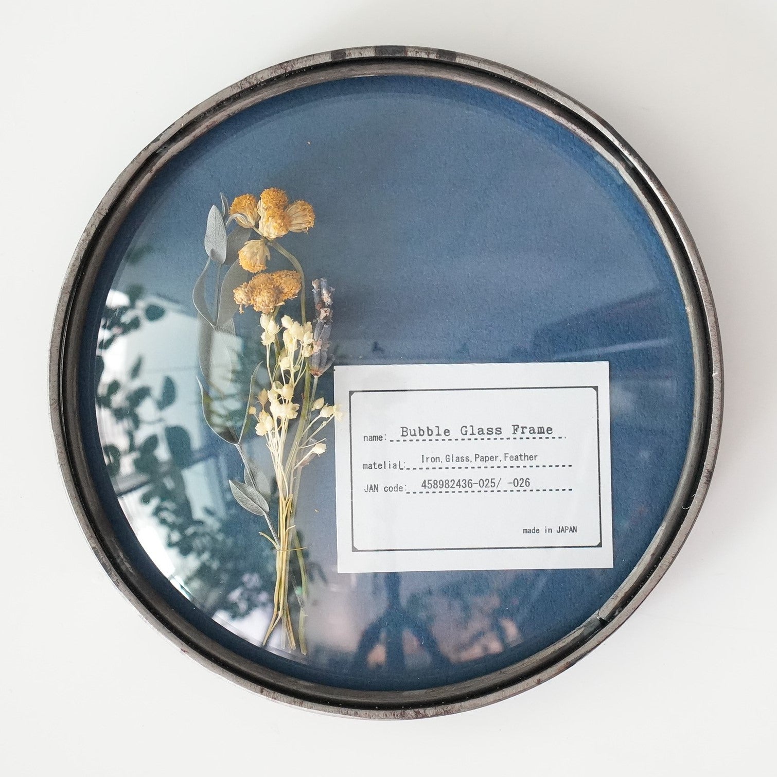 Bubble Glass Frame S Yellow