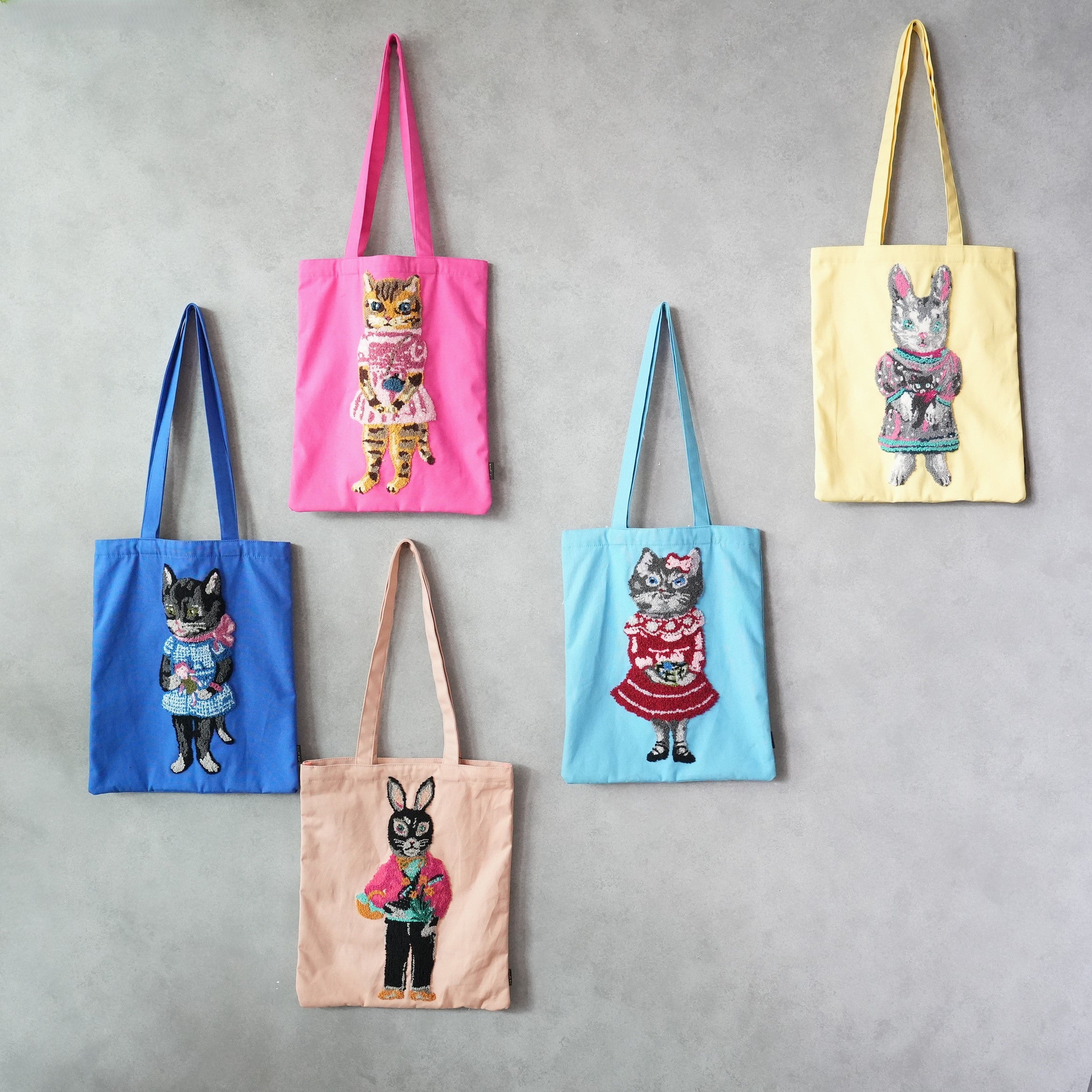 Nathalie Lete Fluffy Rectangle Tote Bag