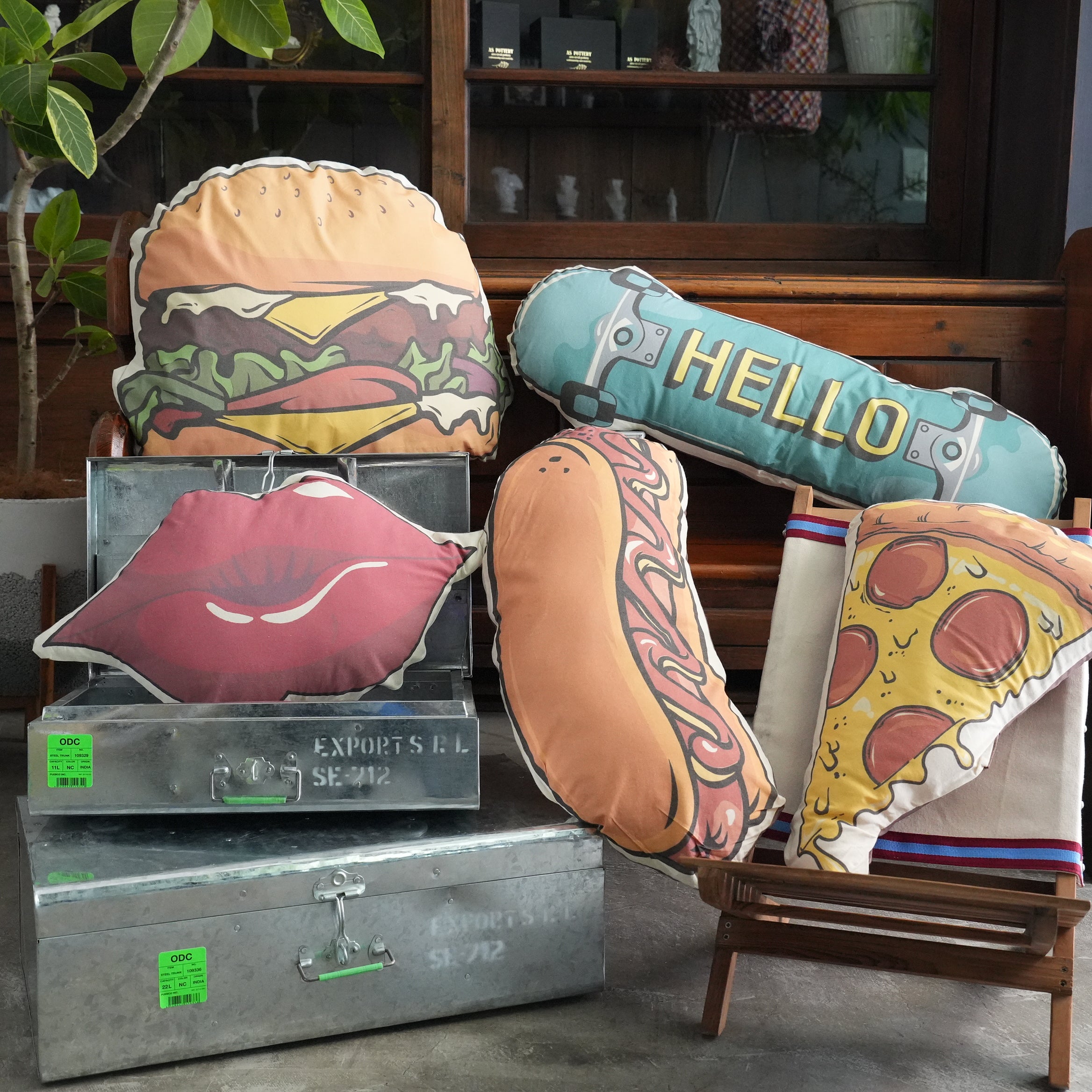 Pop Art Cushion Pizza