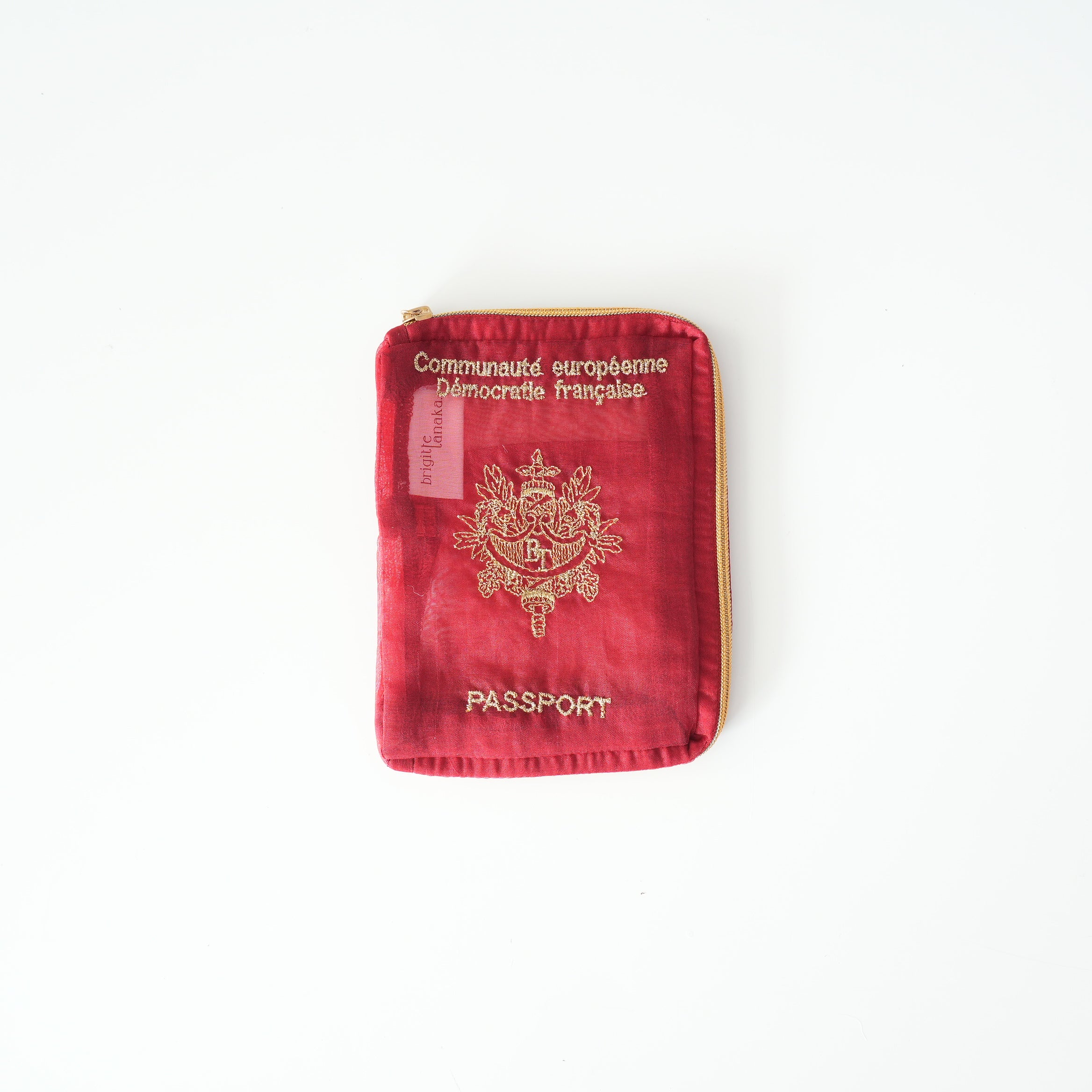French Passport Pouch