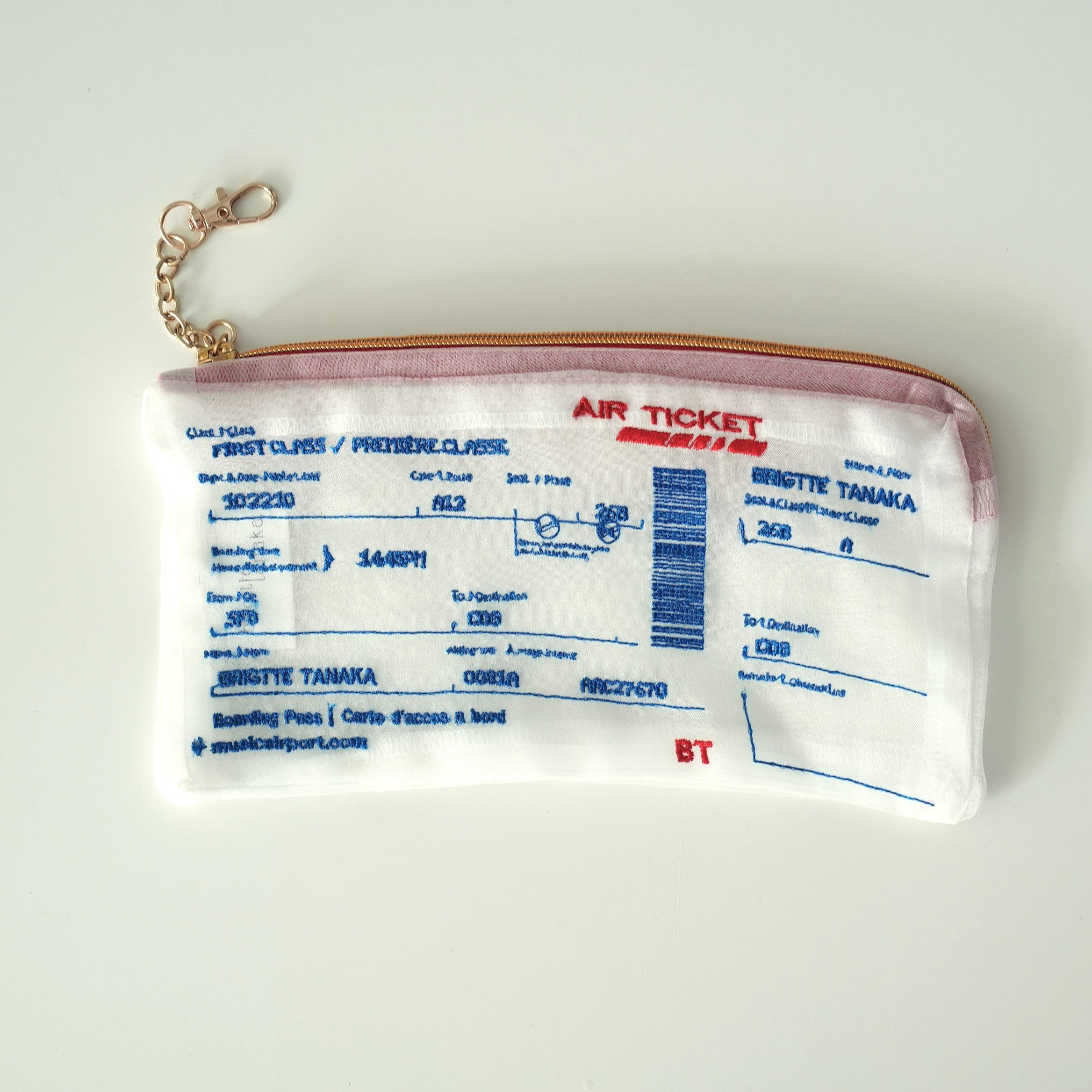AIRTICKET POCHETTE KEY HOLDER