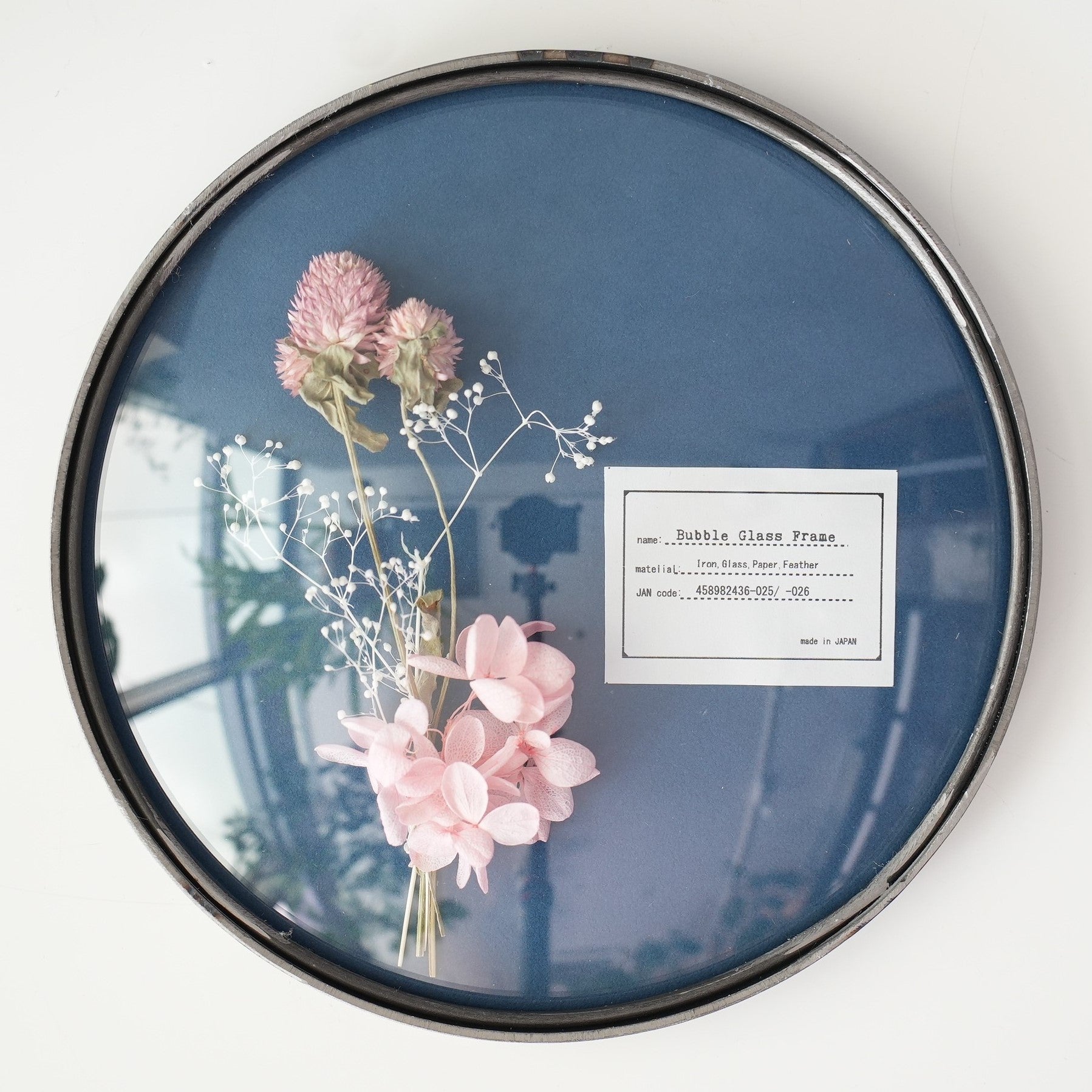 Bubble Glass Frame L Pink