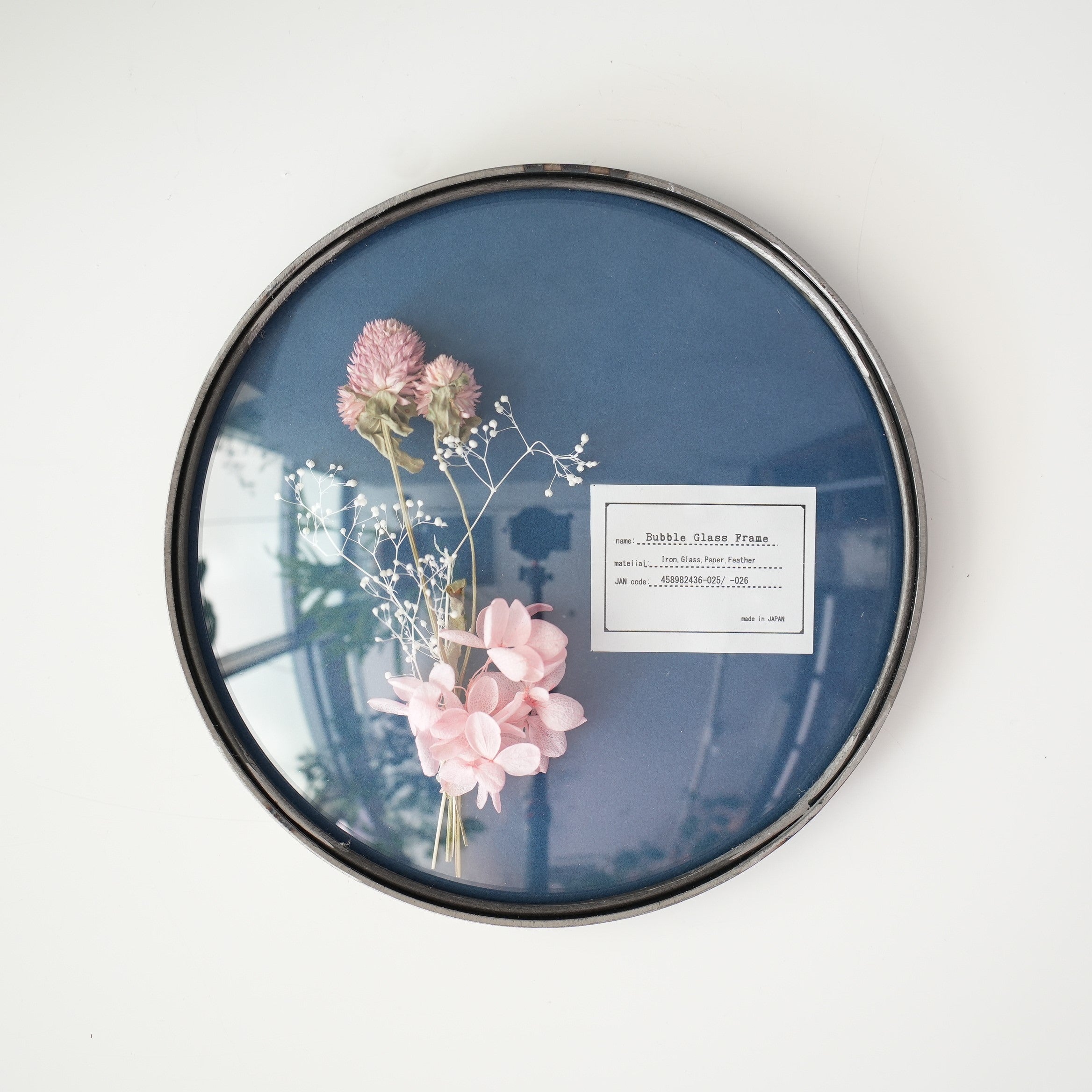 Bubble Glass Frame L Pink