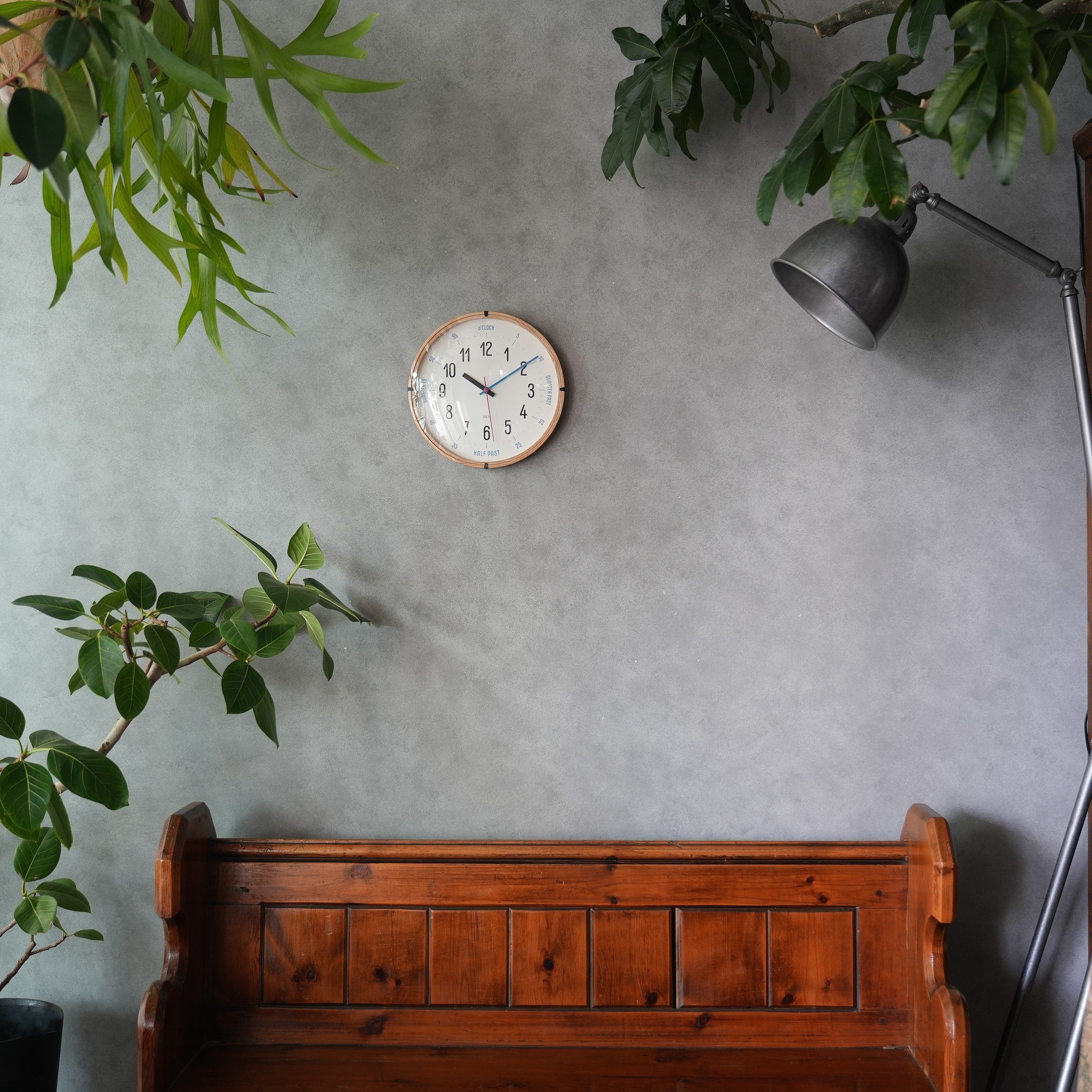 BAUHAUS Fonts Wall Clock Carlmarx