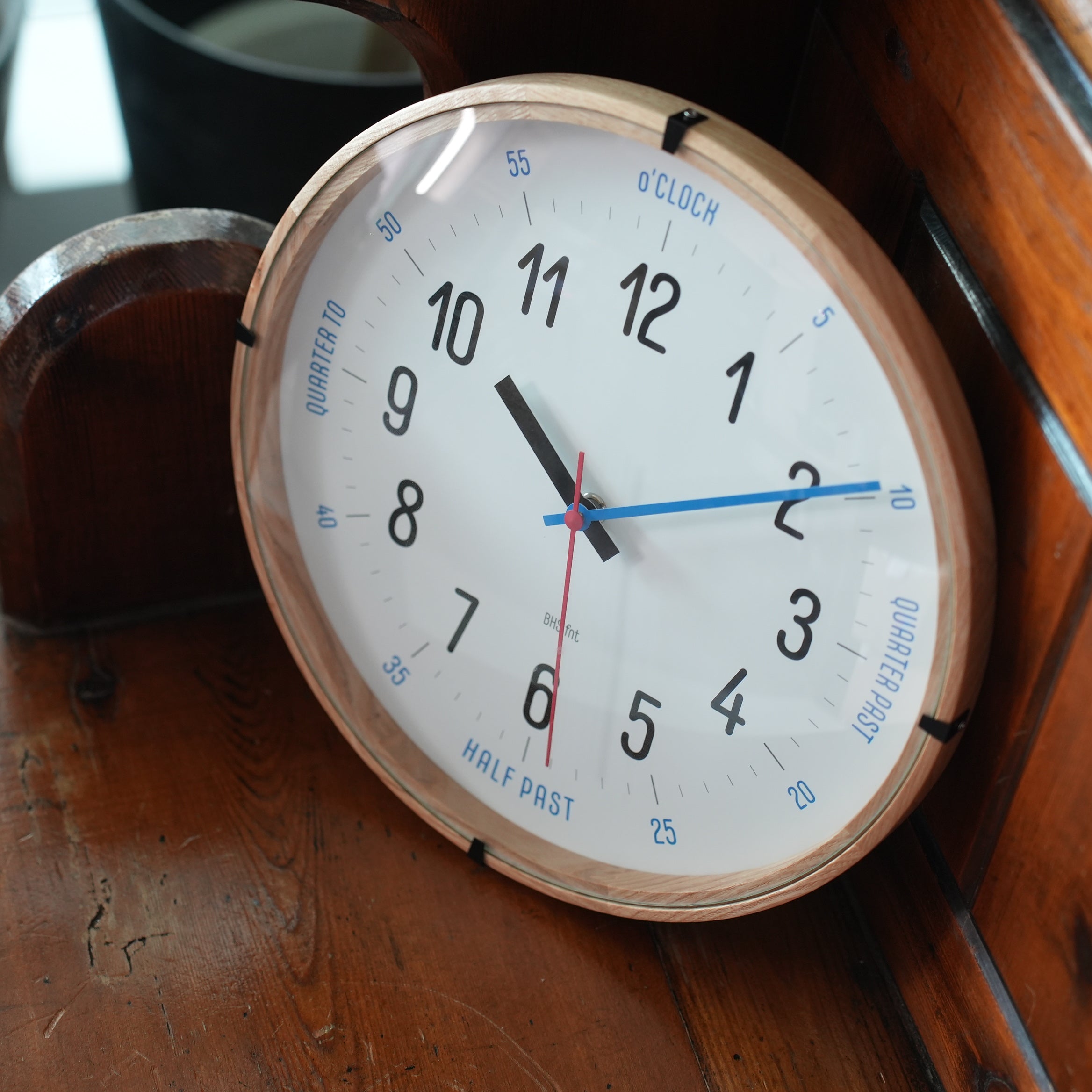 BAUHAUS Fonts Wall Clock Carlmarx