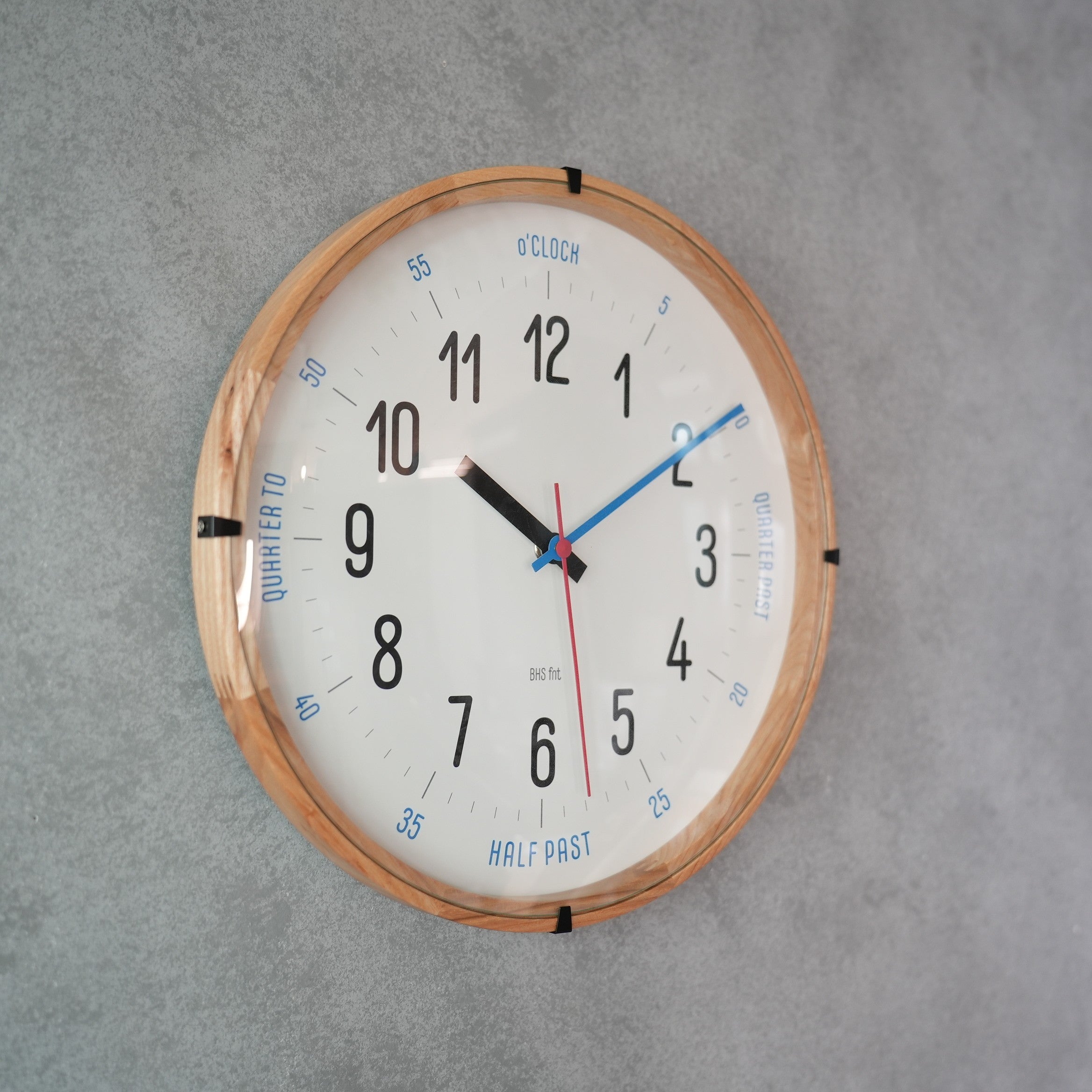 BAUHAUS Fonts Wall Clock Carlmarx