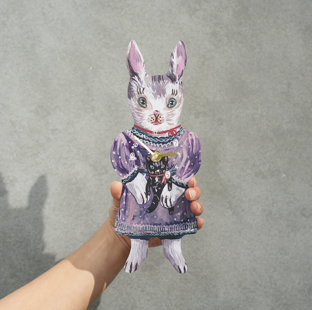 Nathalie lete Diecut clock BLANCHE