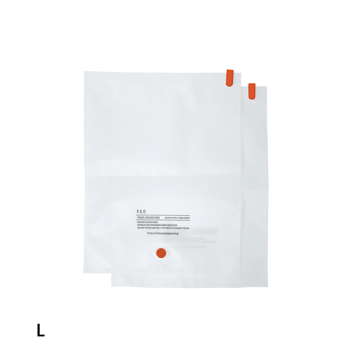 TRAVEL VACUUM PACK White