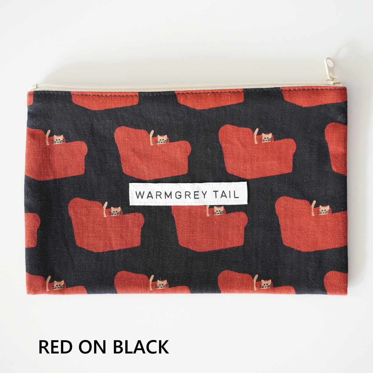 Warmgrey Tail FLAT POUCH