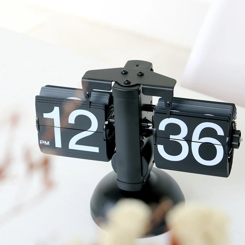 OPT FLIP CLOCK White