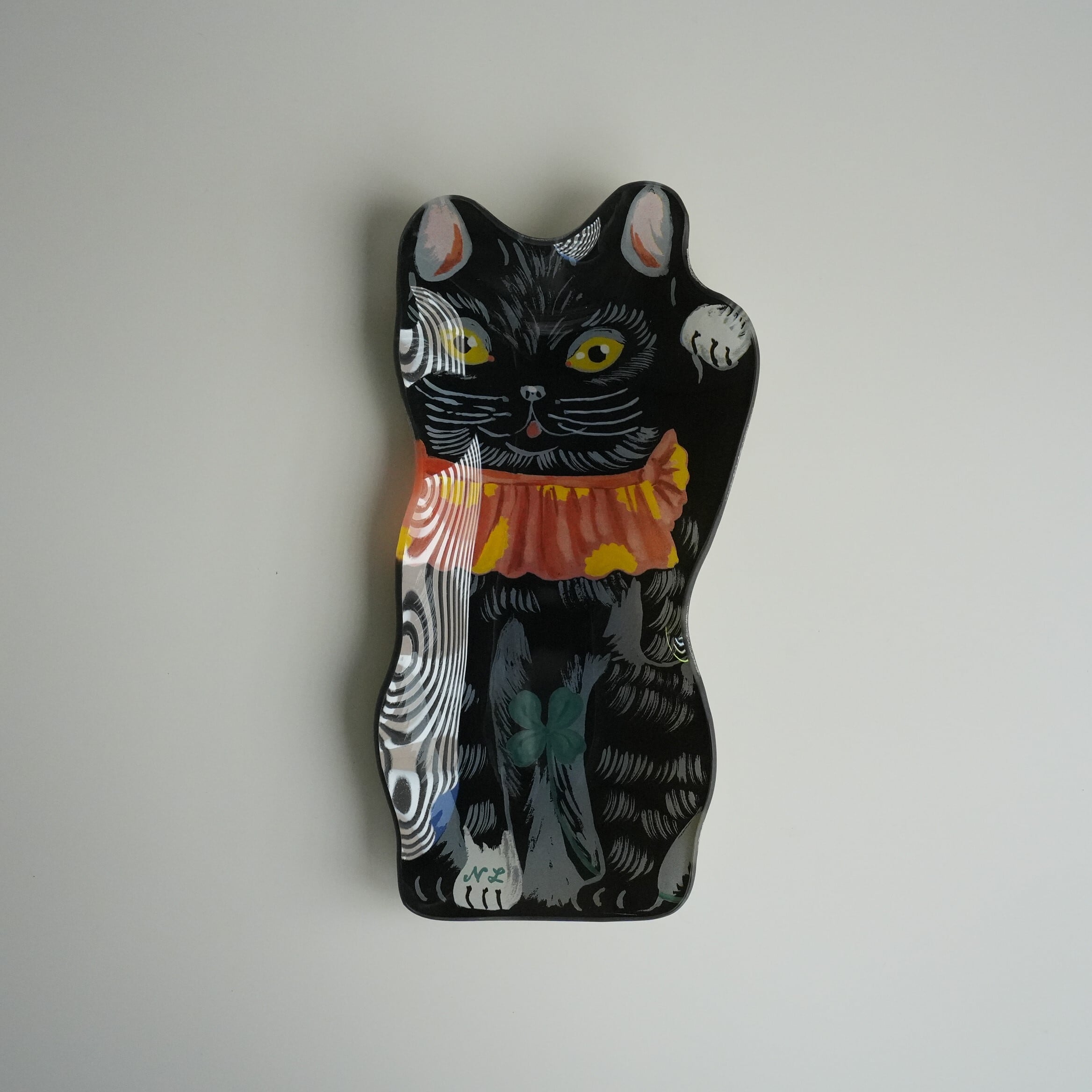Nathalie Lete Lucky Cat Plate