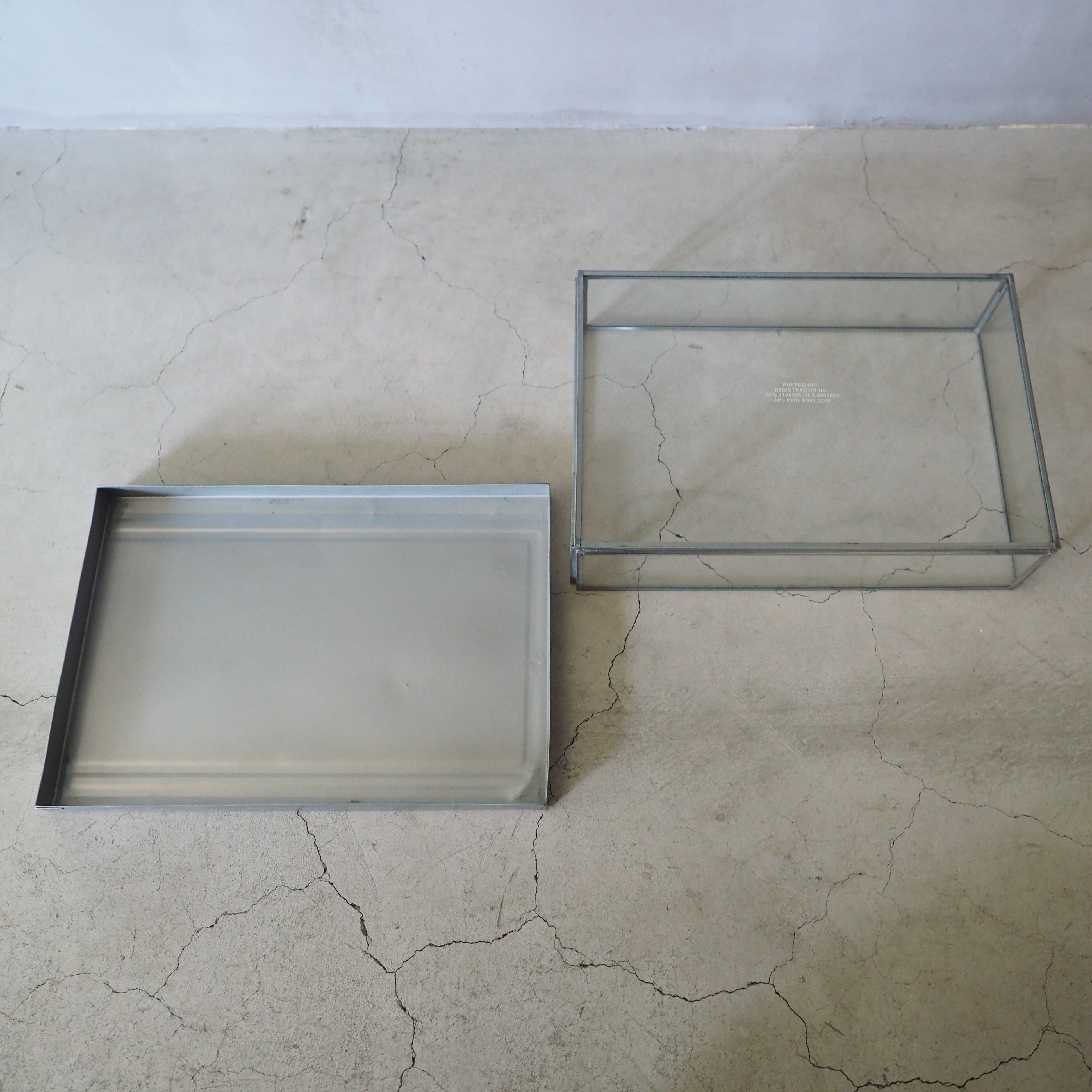 GLASS BOX W/RECYCLE STEEL Lサイズ
