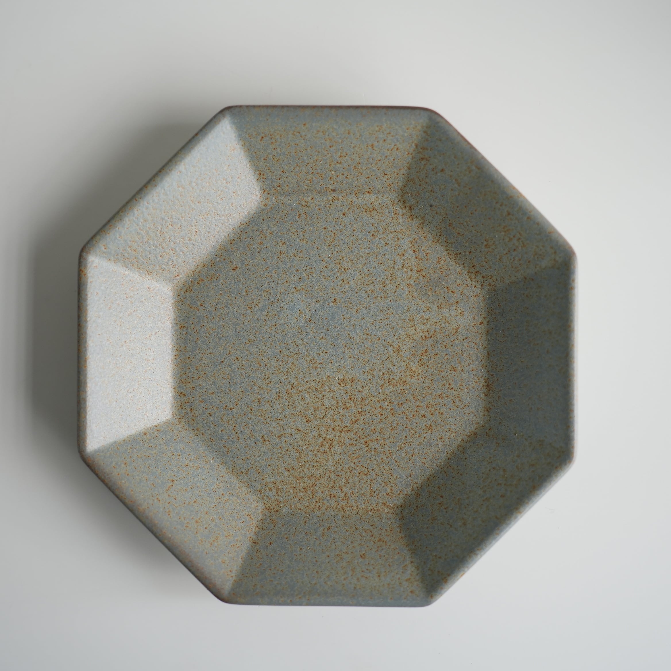 Ancient Pottery Cup & Saucer Gray